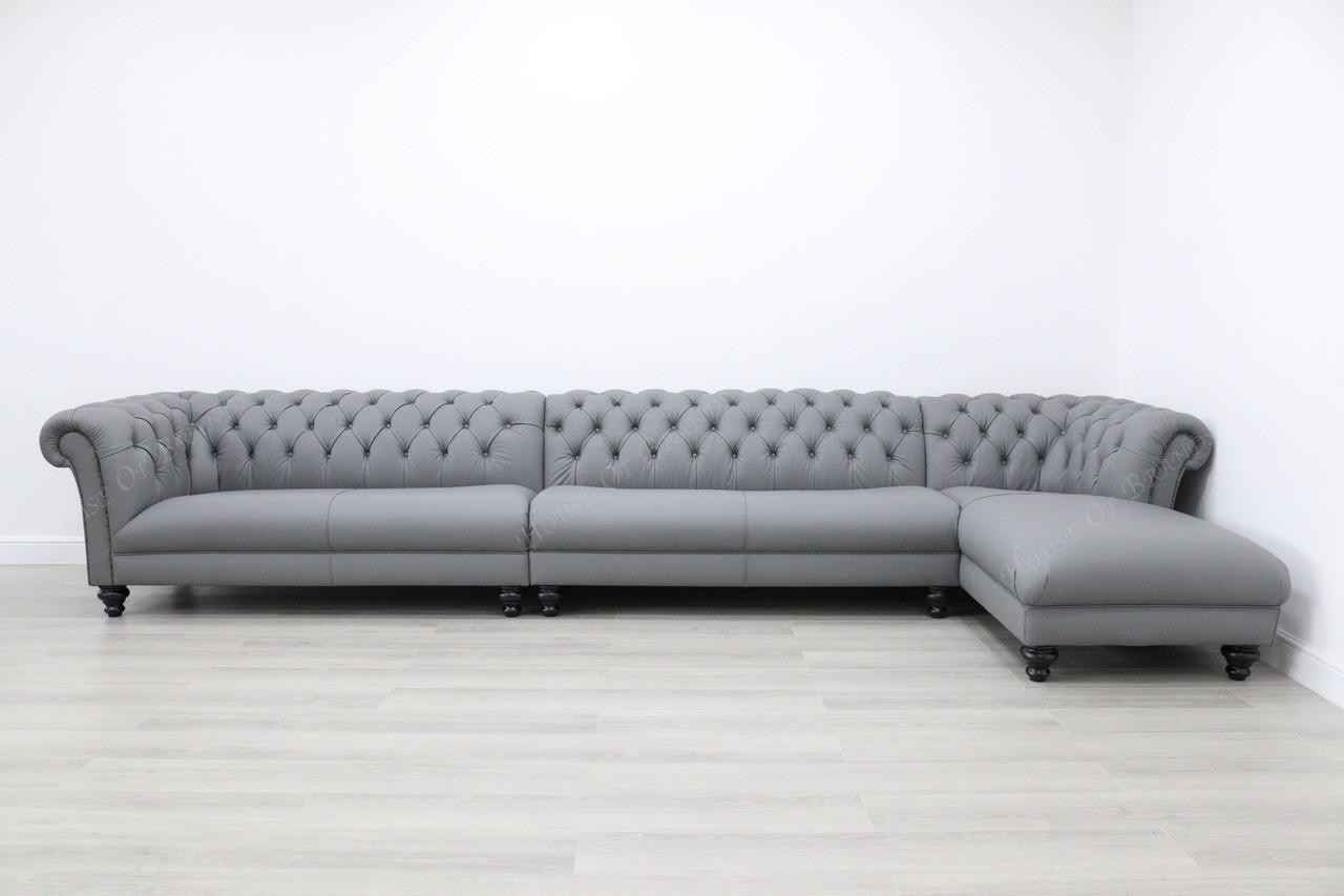 House Of Brands Buckingham Leather Corner Sofa 