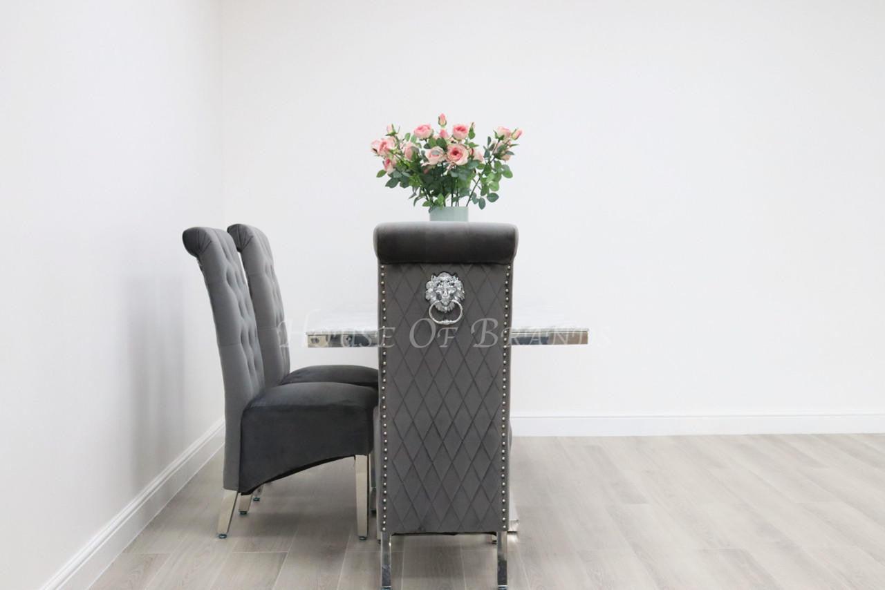 House Of Brands Amalfi Table and 4 Leon Chairs