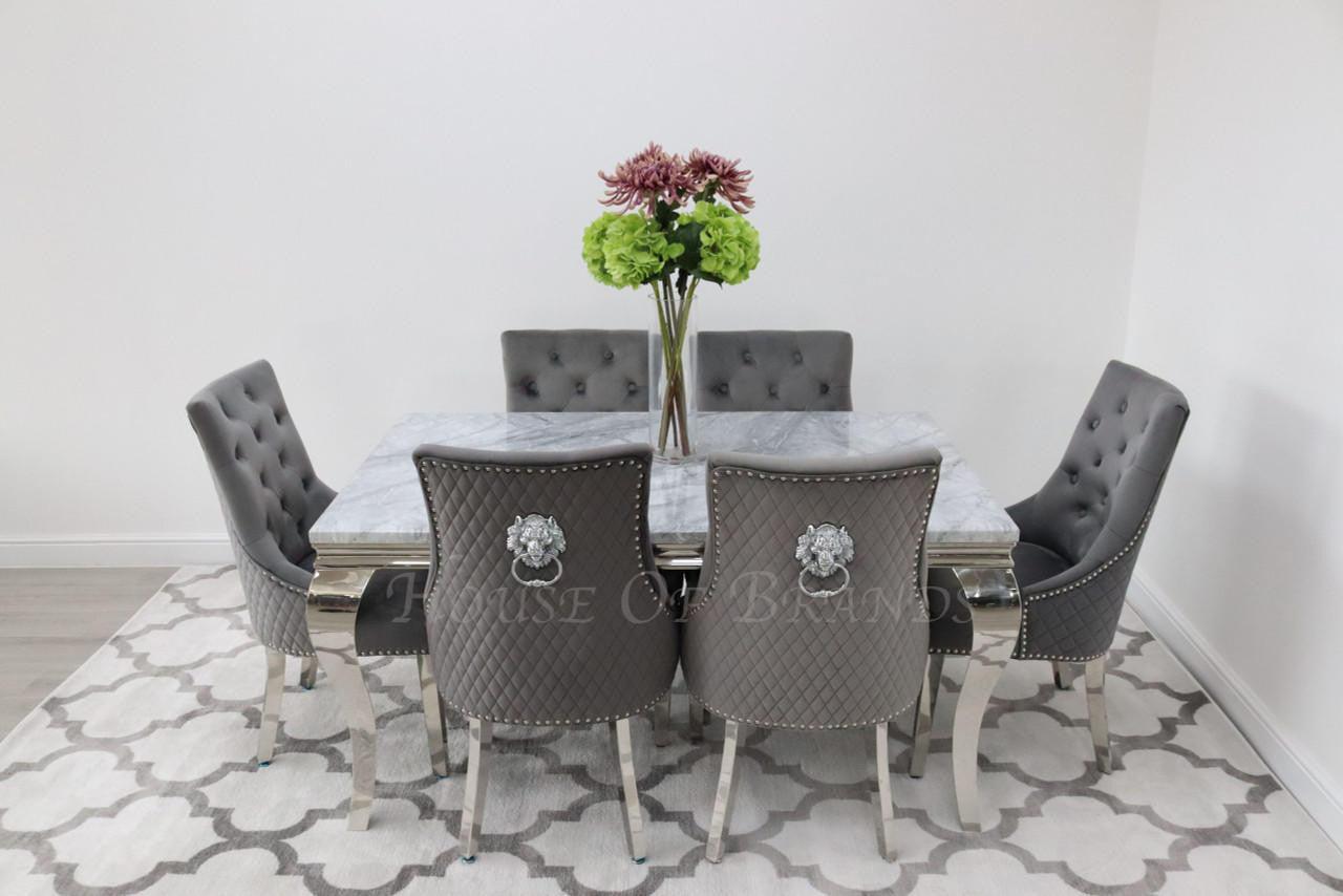 House Of Brands 1.5m Rome and 6 Madrid Chairs