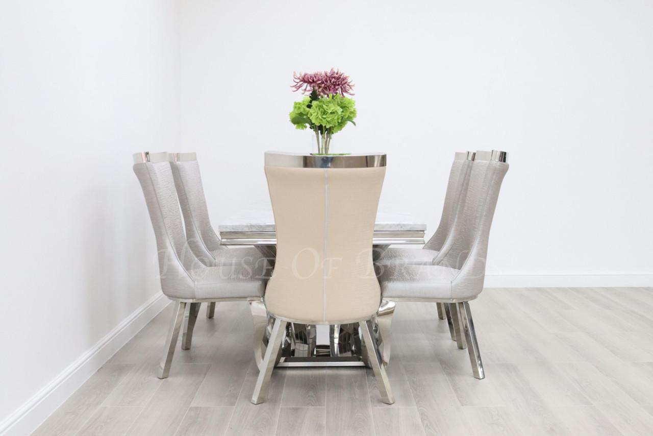 House Of Brands Sicily Table andamp; 6 Tunis Chairs