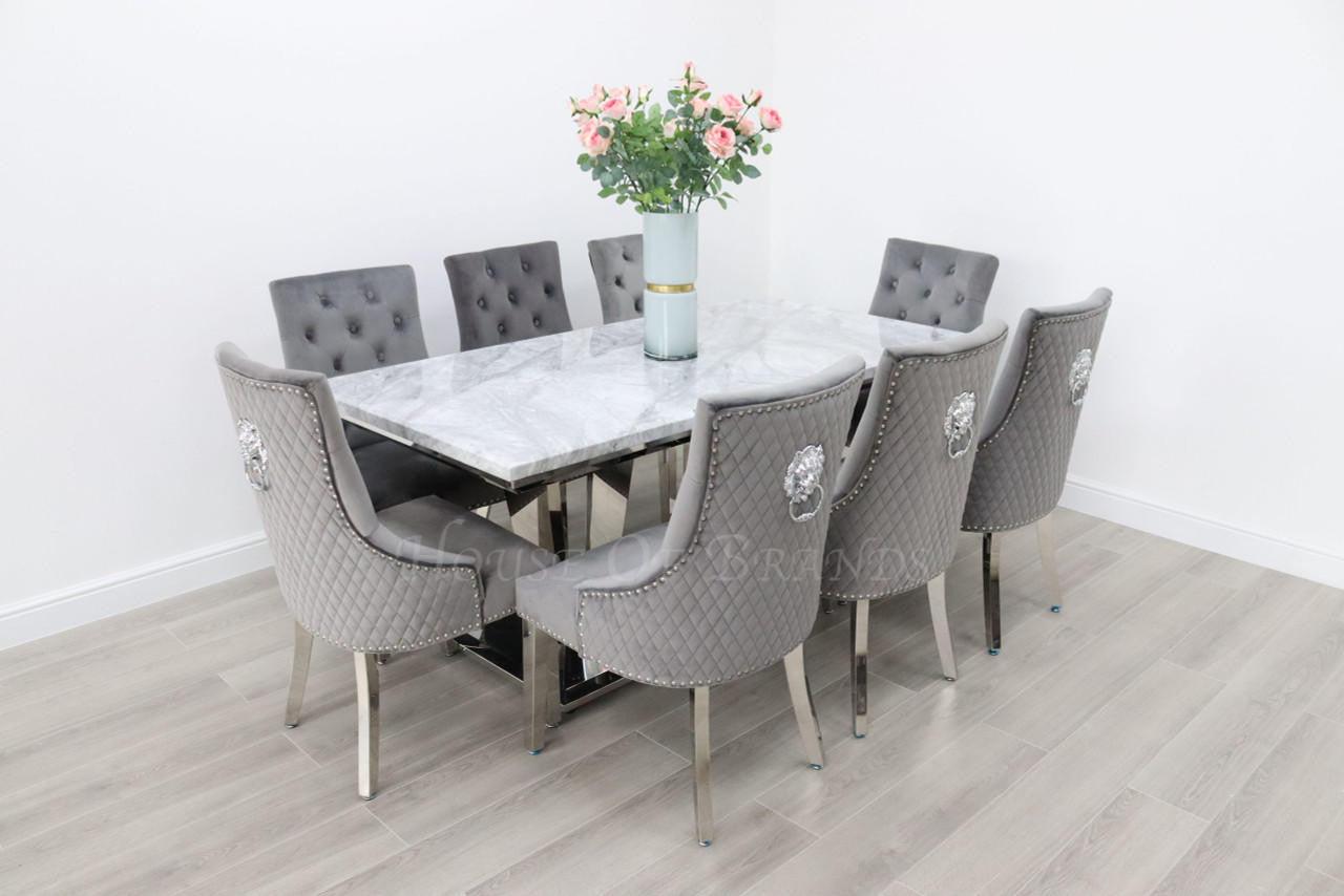 House Of Brands Sorrento Table and 8 Madrid Chairs