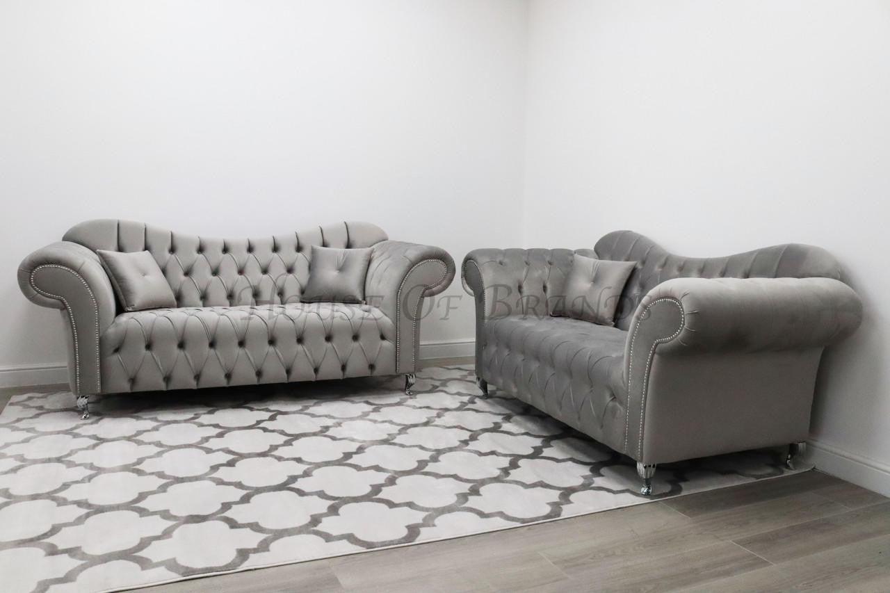 House Of Brands Estelle Velvet Sofa