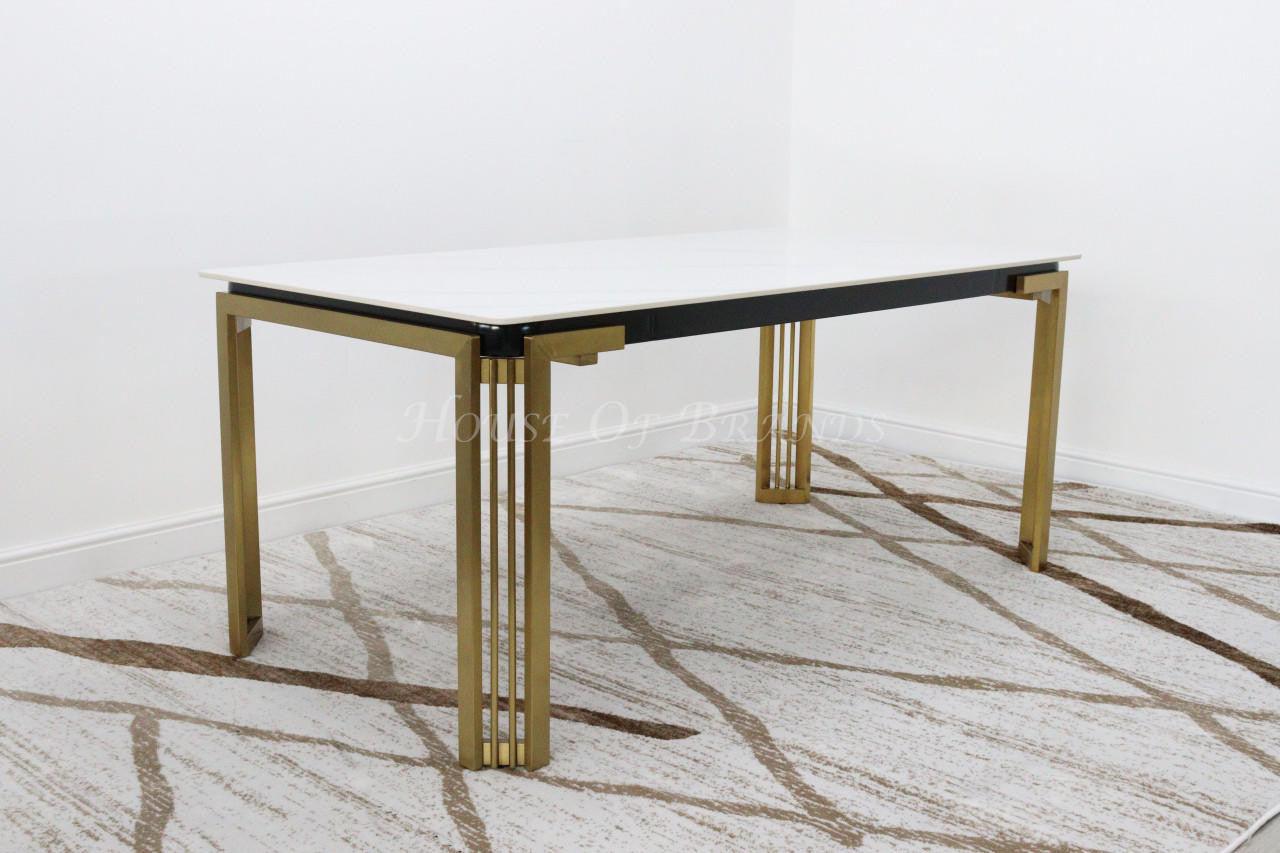 House Of Brands Verona Gold Dining Table
