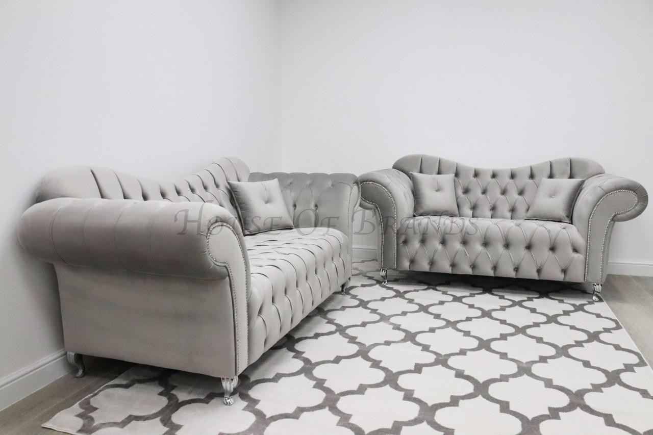 House Of Brands Estelle Velvet Sofa