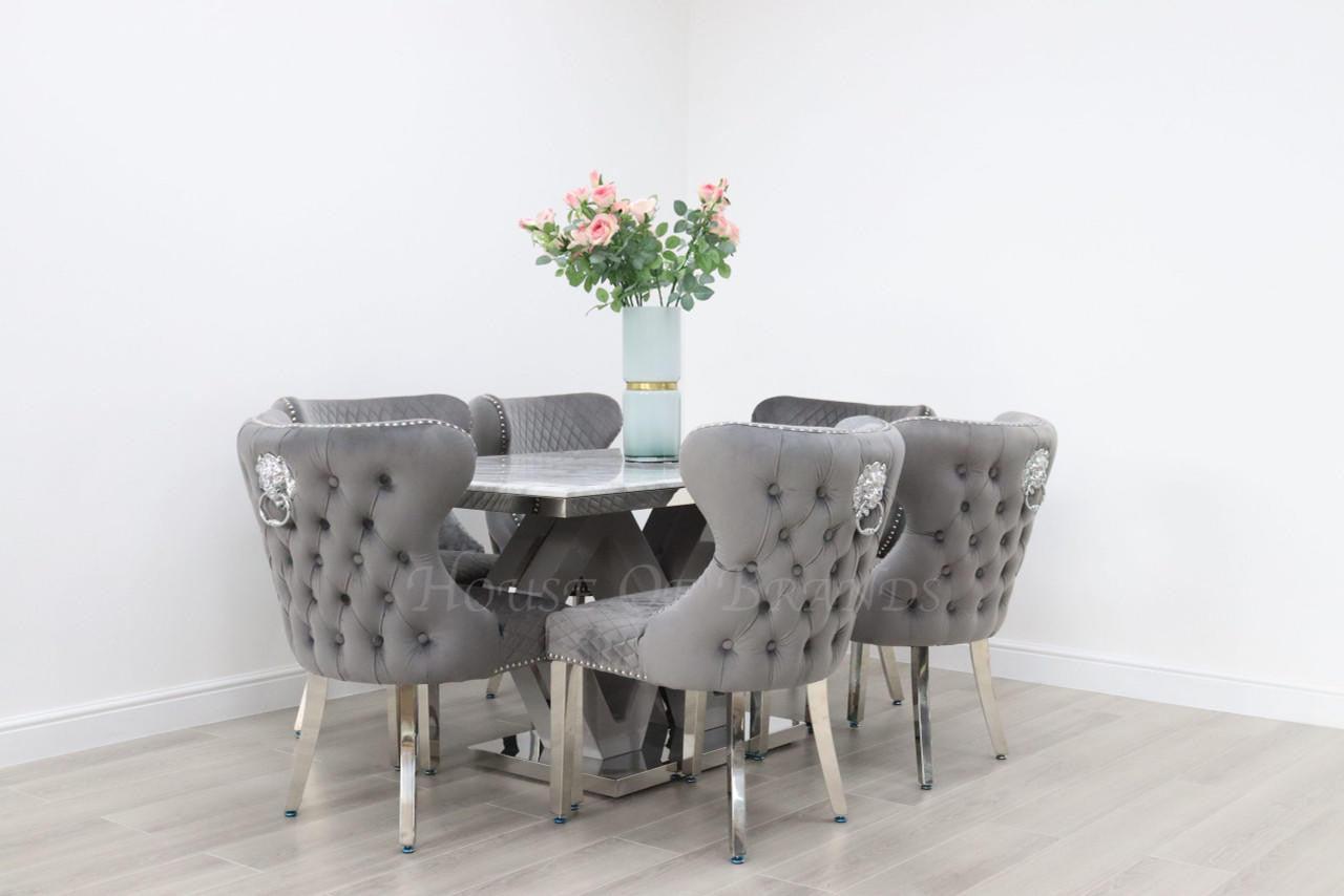 House Of Brands Amalfi Table and 6 Valencia Chairs
