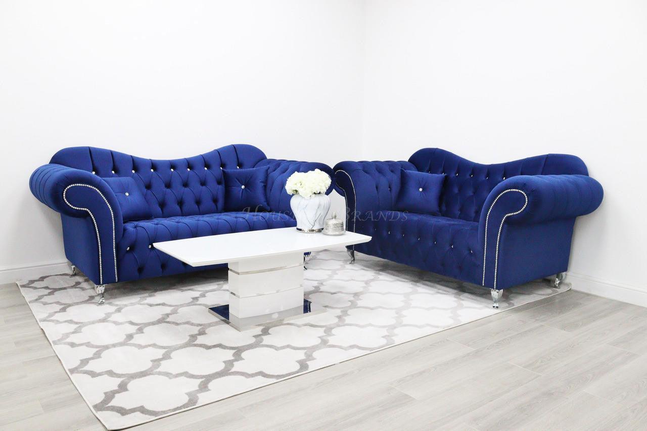 House Of Brands Estelle Velvet Sofa