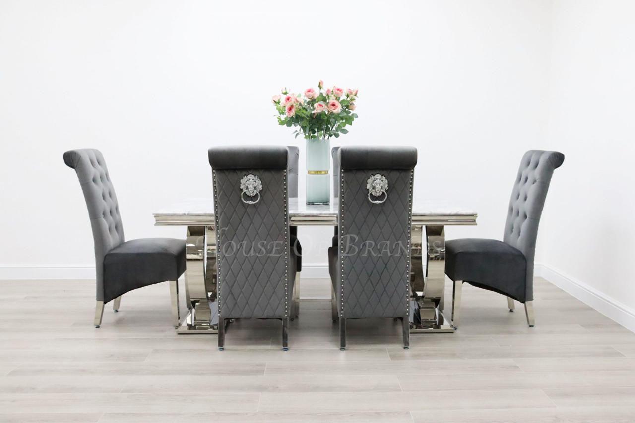 House Of Brands Venice Table and 6 Leon Chairs