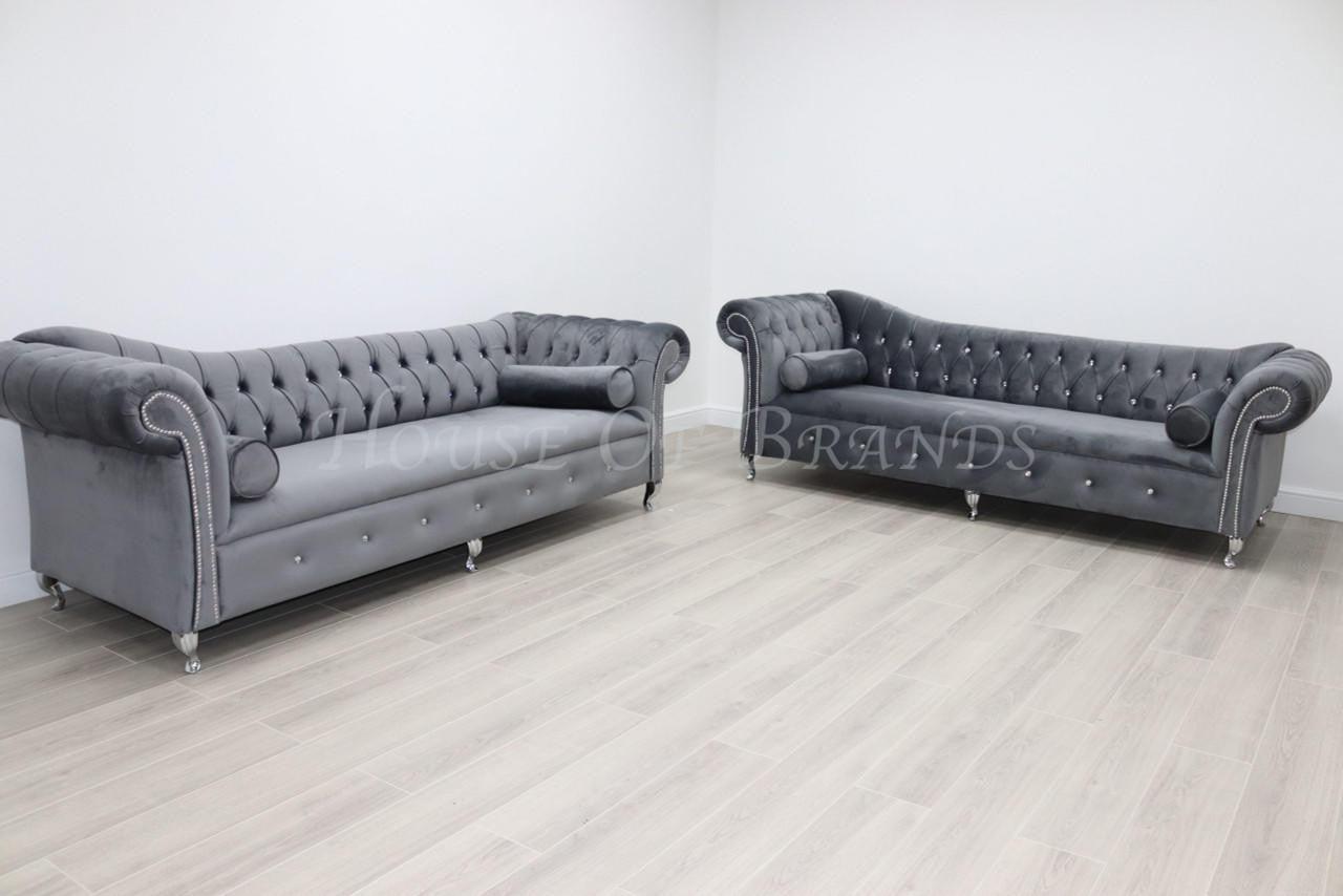 House Of Brands Serena Velvet Sofa