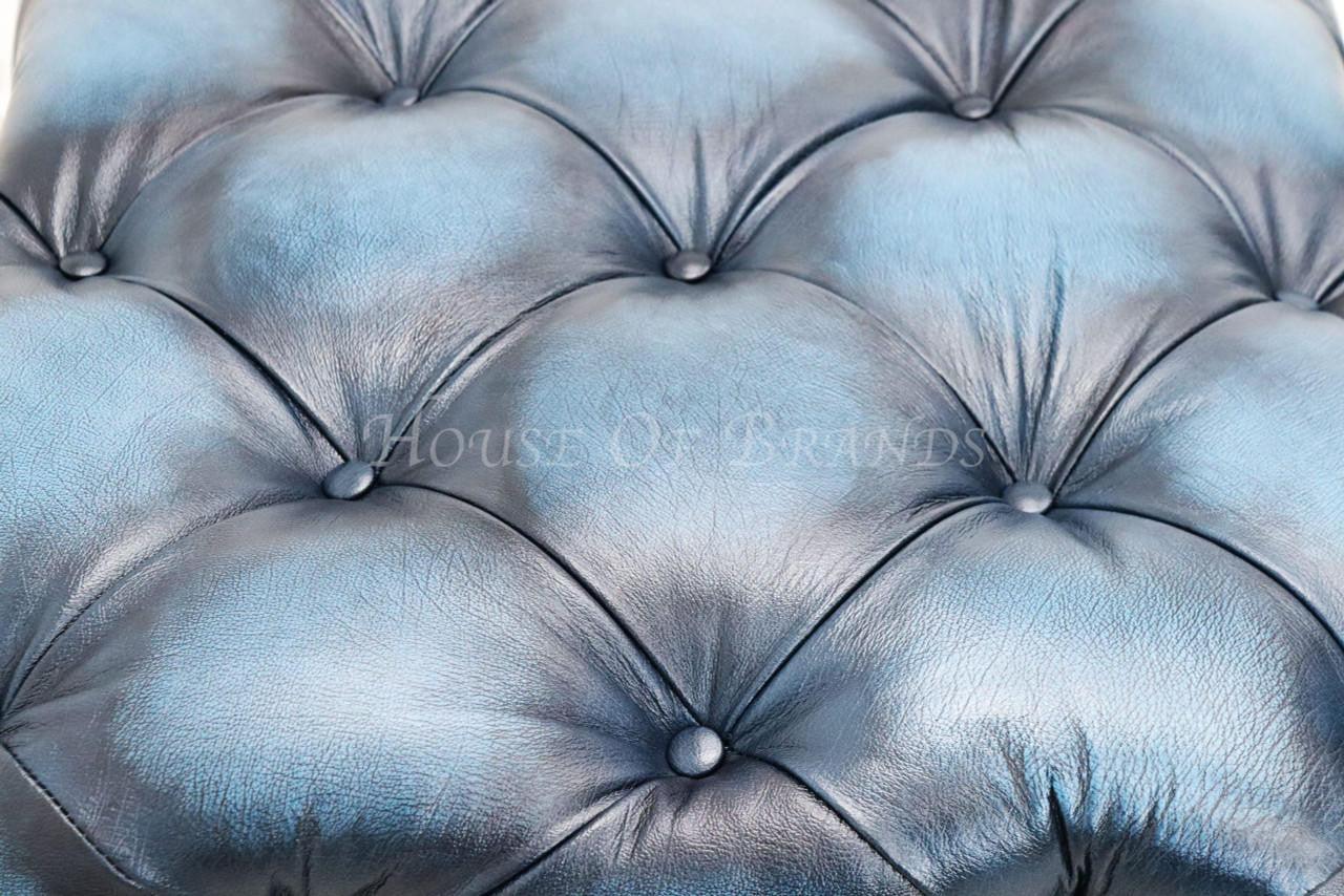 House Of Brands Footstool Genuine Leather