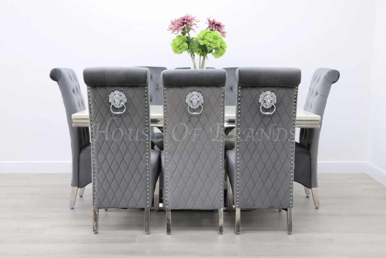 House Of Brands Sicily Table andamp; 8 Leon Chairs