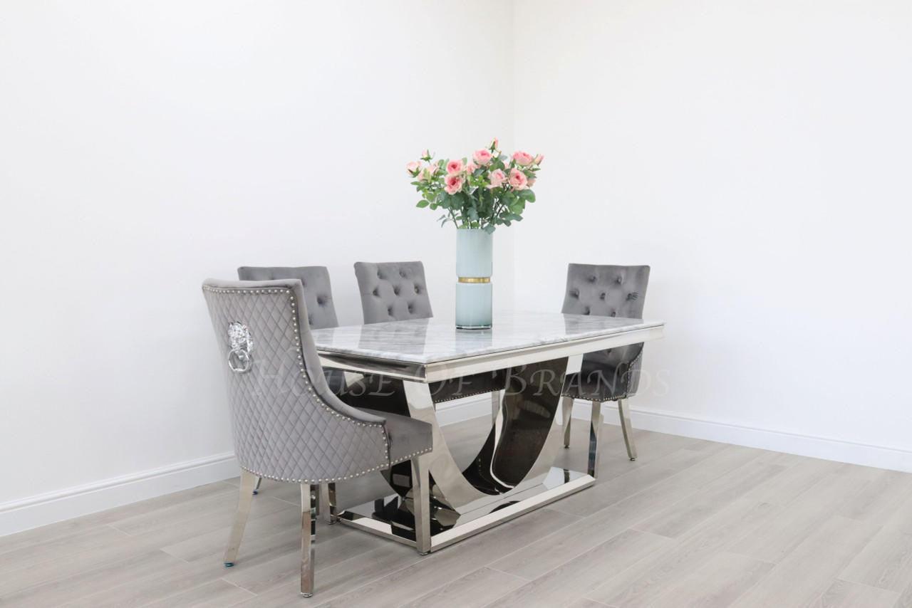 House Of Brands Naples Table and 4 Madrid Chairs
