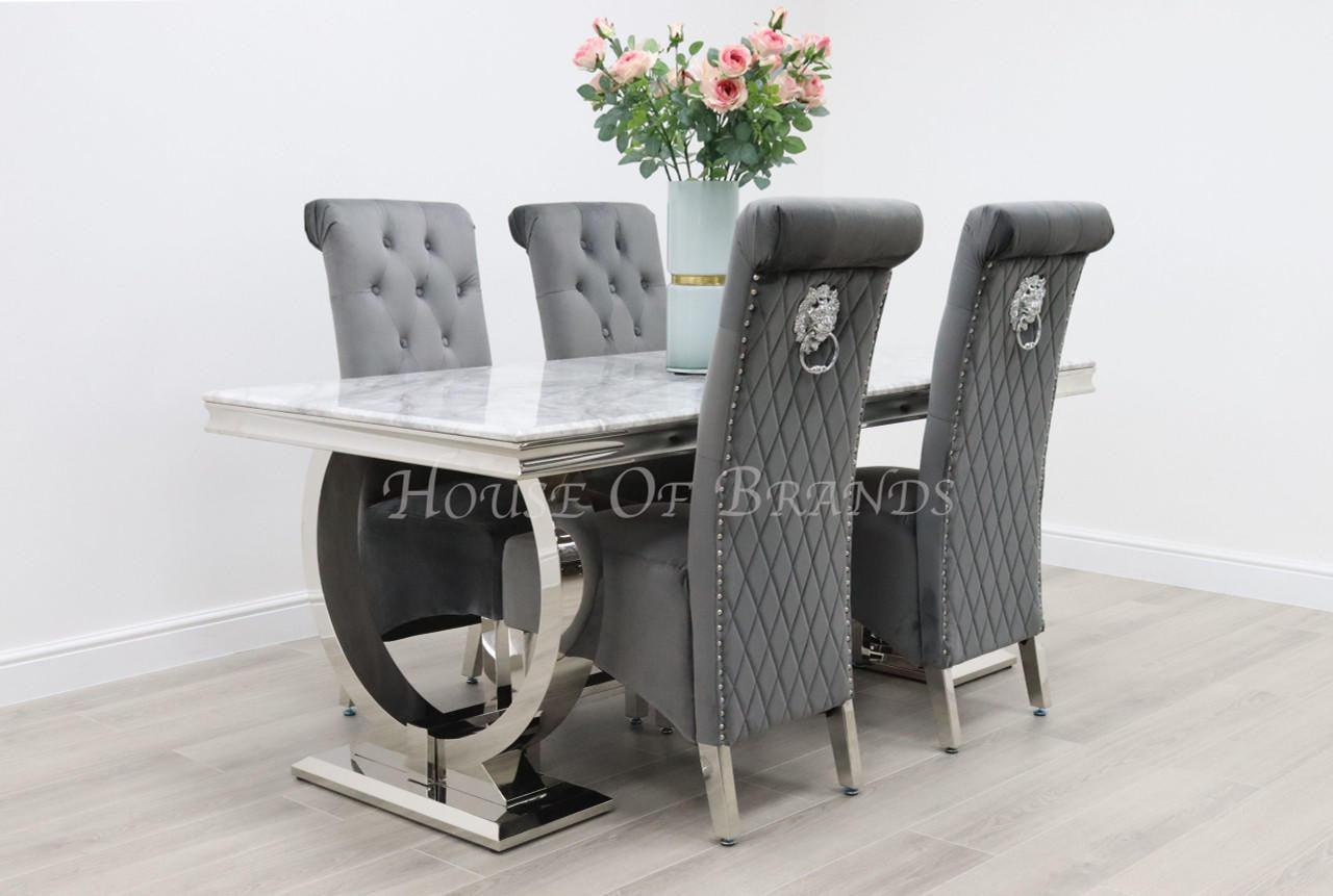 House Of Brands Venice Table and 4 Leon Chairs