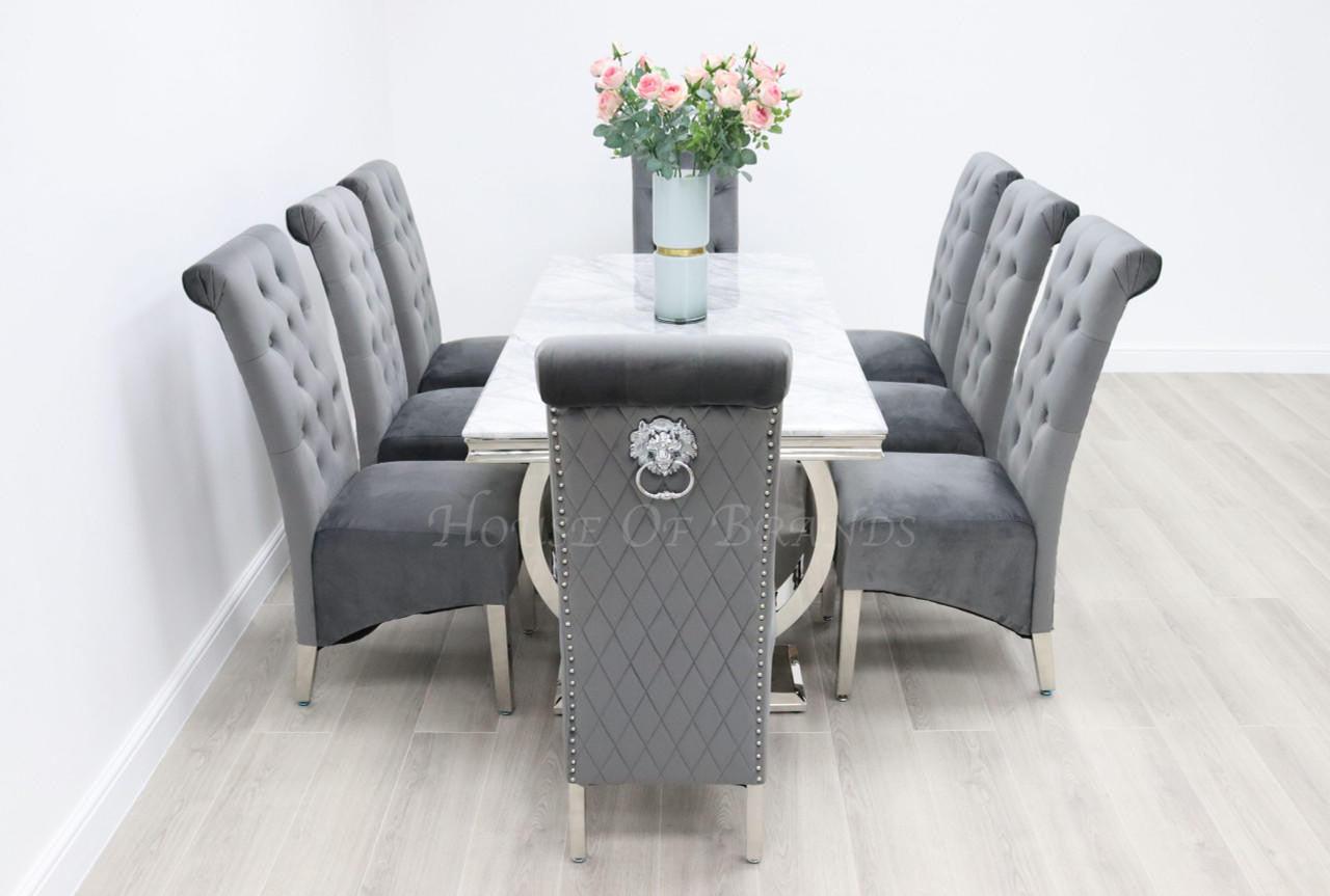 House Of Brands Venice Table and 8 Leon Chairs