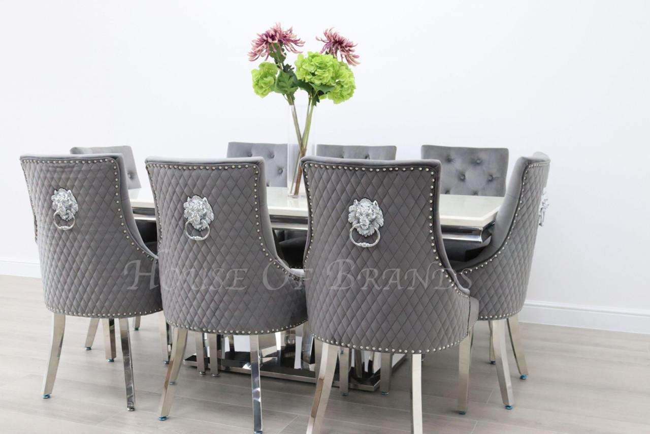 House Of Brands Sicily Table andamp; 8 Madrid Chairs