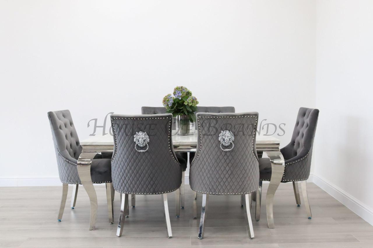 House Of Brands 1.5m Rome and 6 Madrid Chairs
