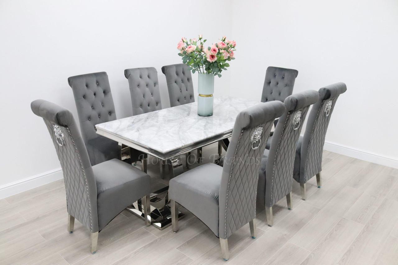 House Of Brands Venice Table and 8 Leon Chairs