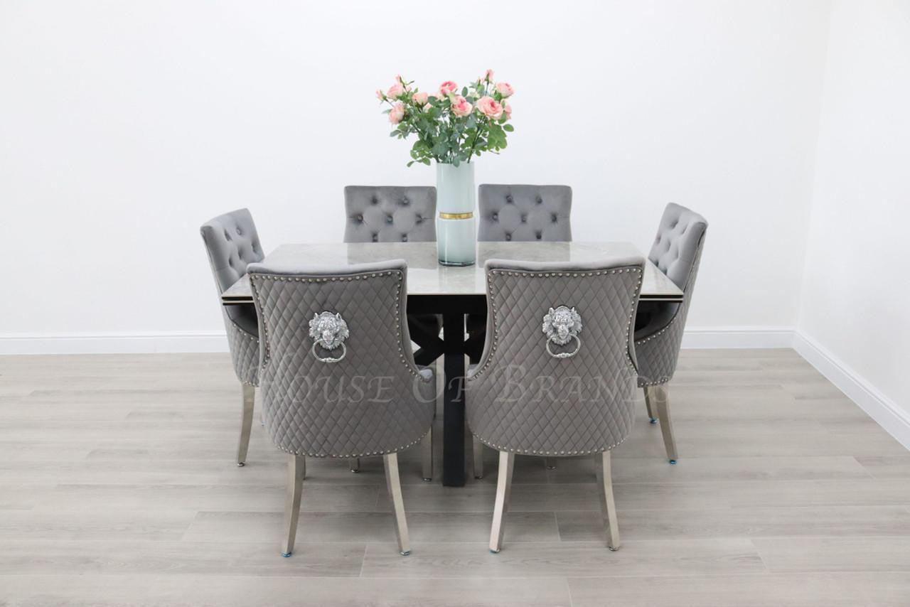 House Of Brands Palermo Table and 6 Madrid Chairs