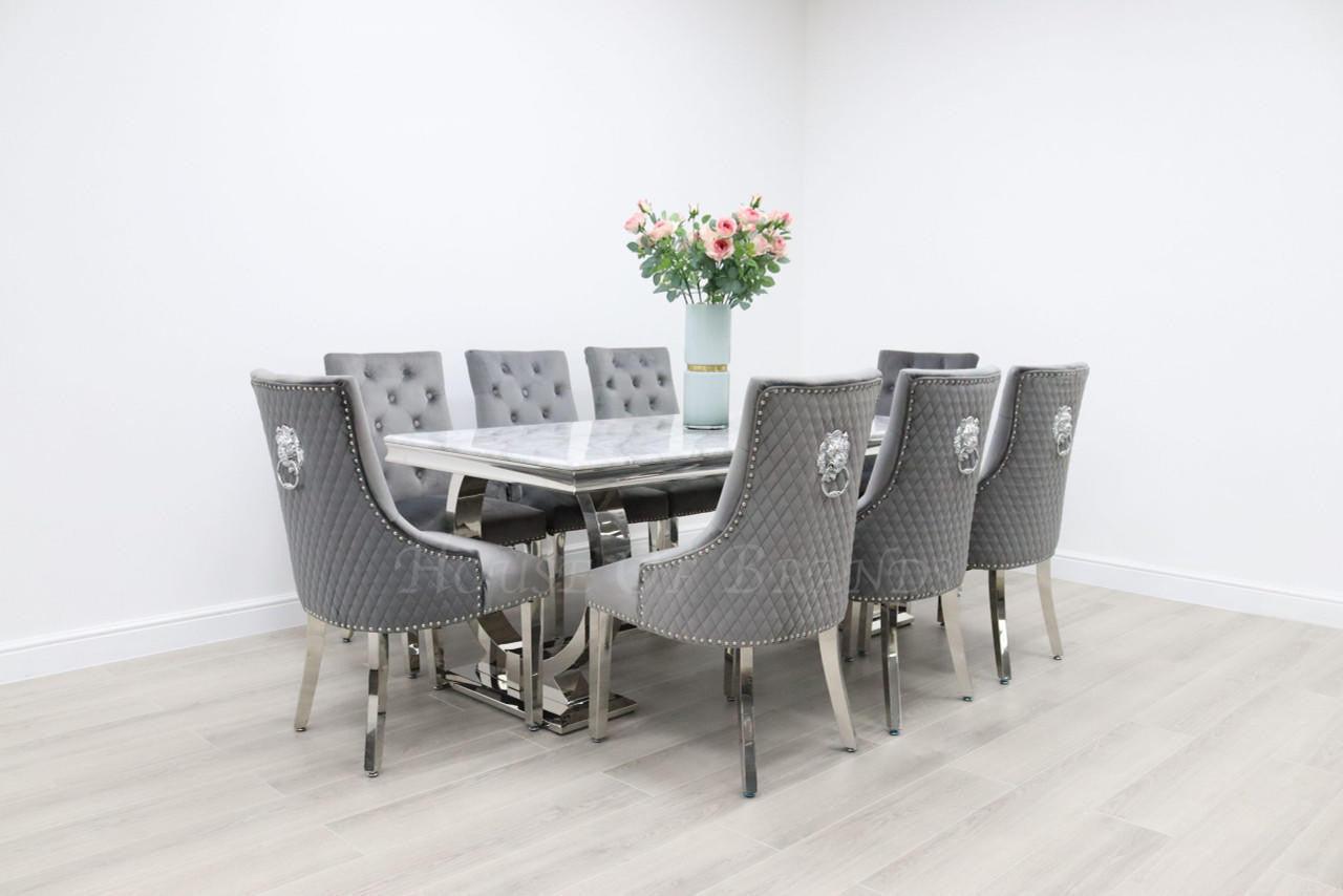 House Of Brands Venice Table and 8 Madrid Chairs