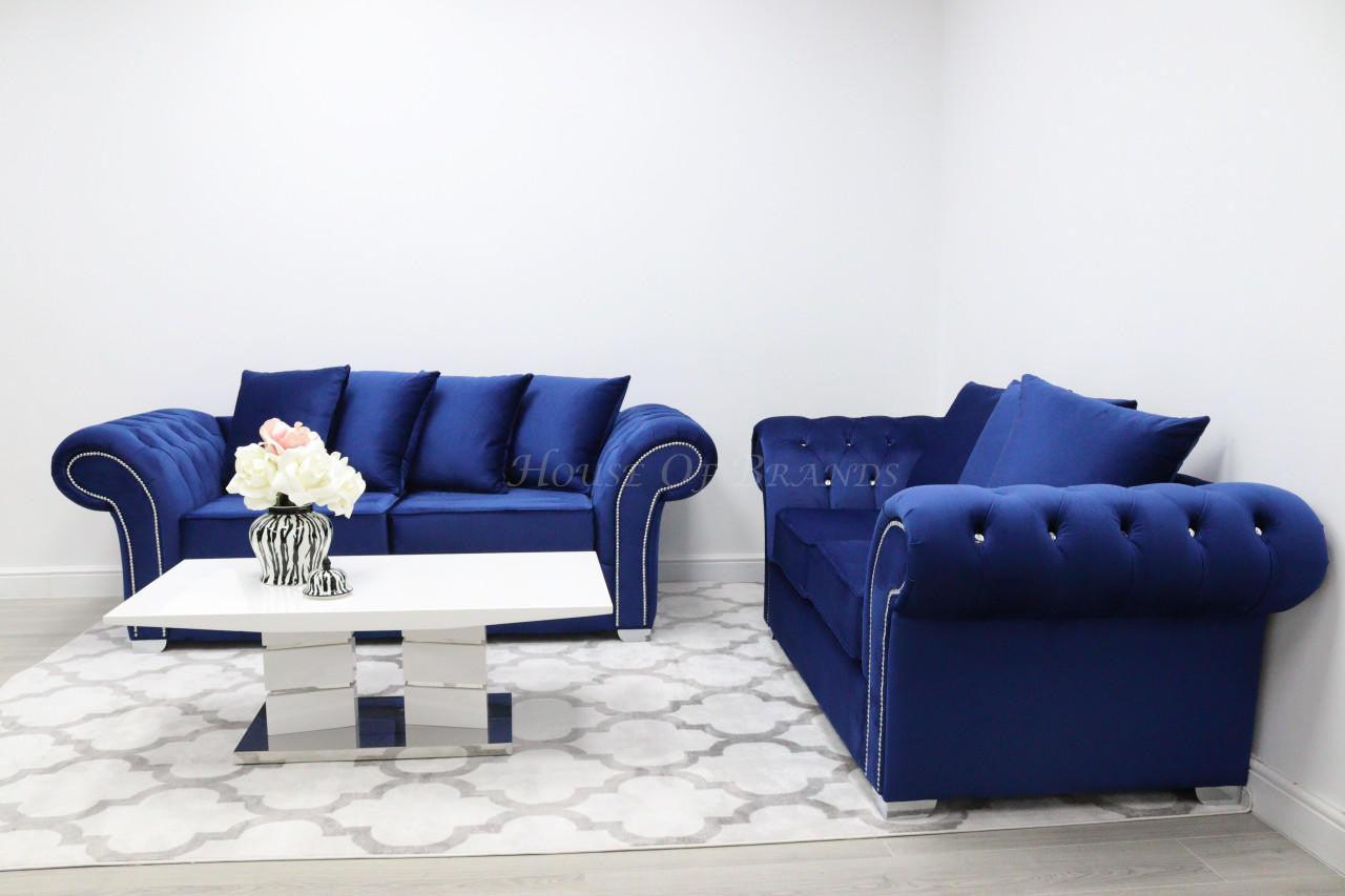 House Of Brands Bella Velvet Sofa