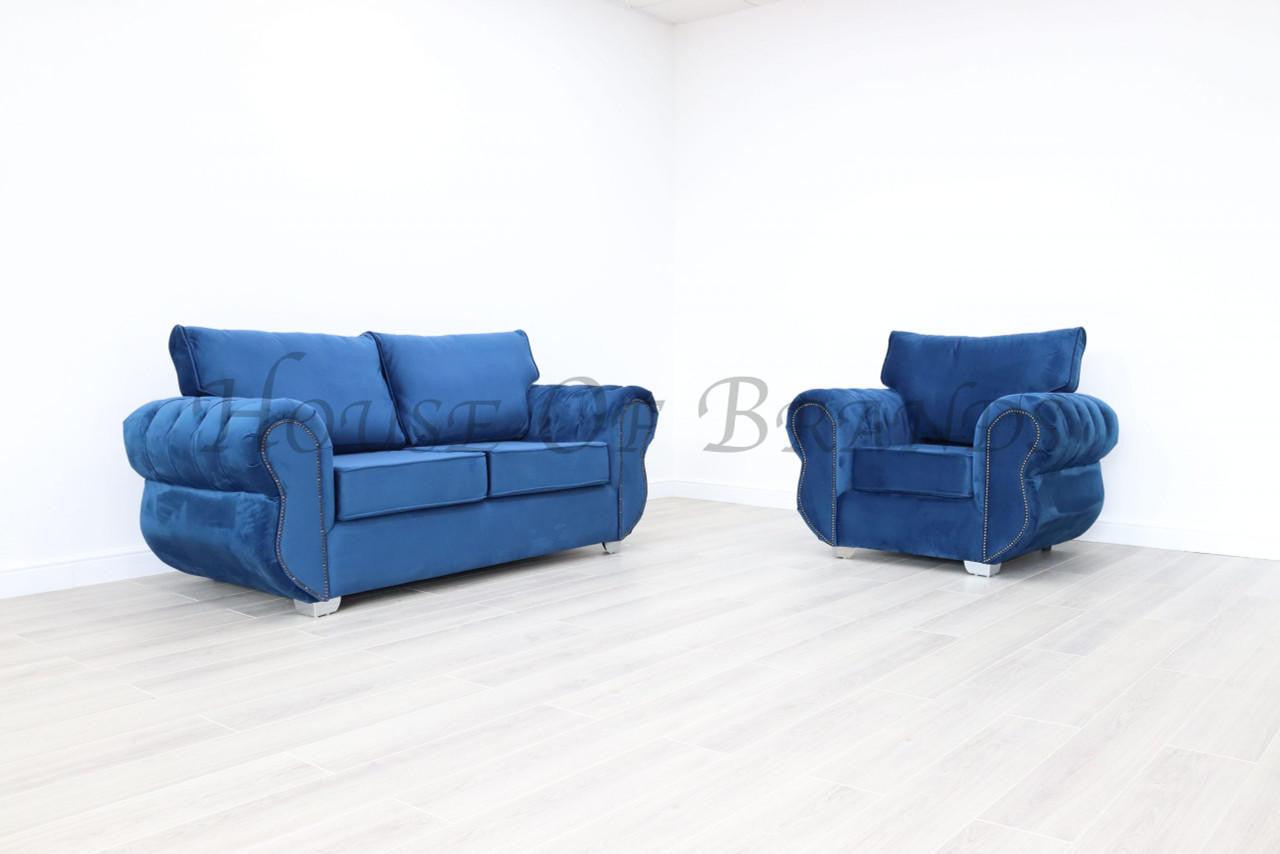 House Of Brands Riva Velvet Sofa