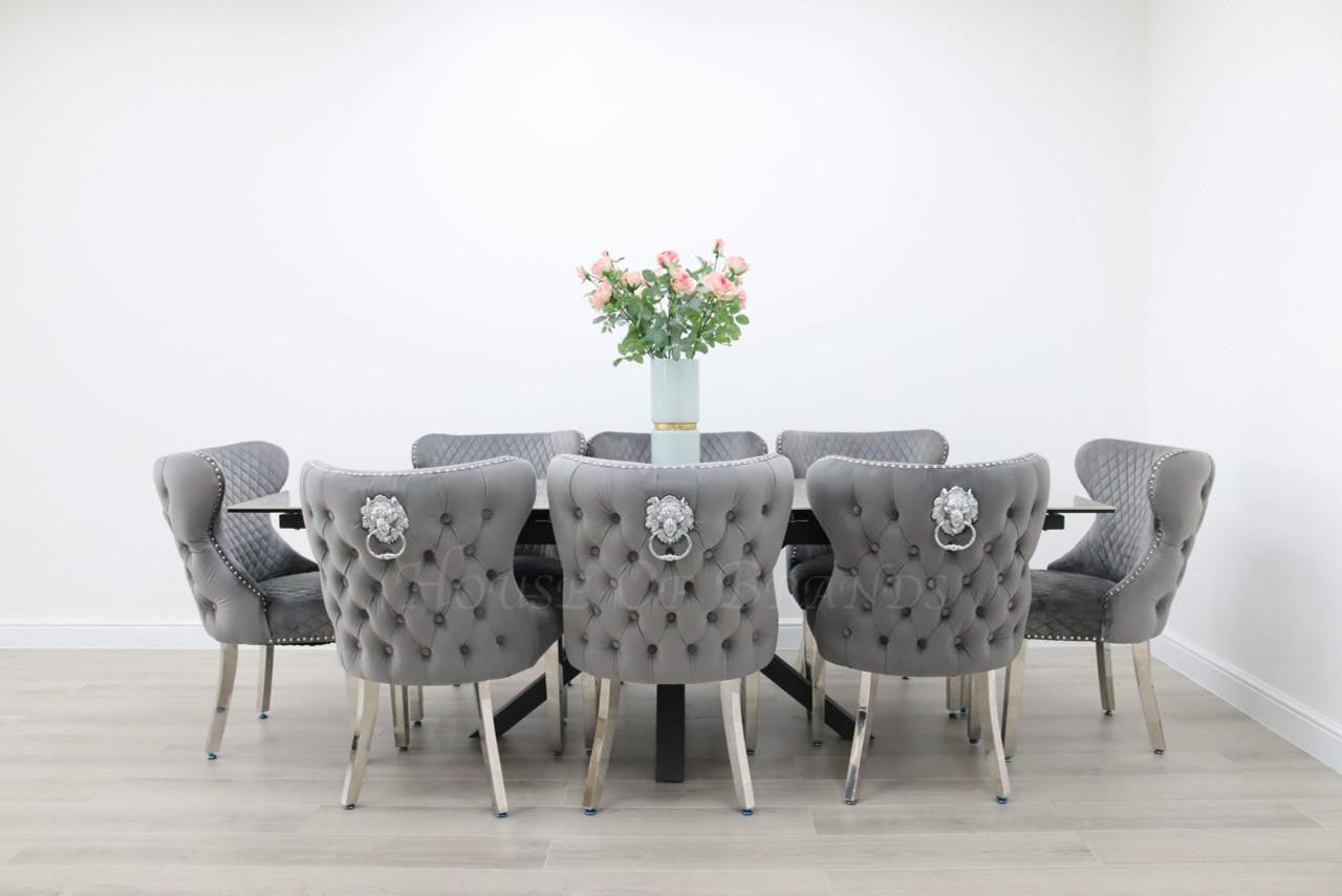 House Of Brands Palermo Table and 8 Valencia Chairs