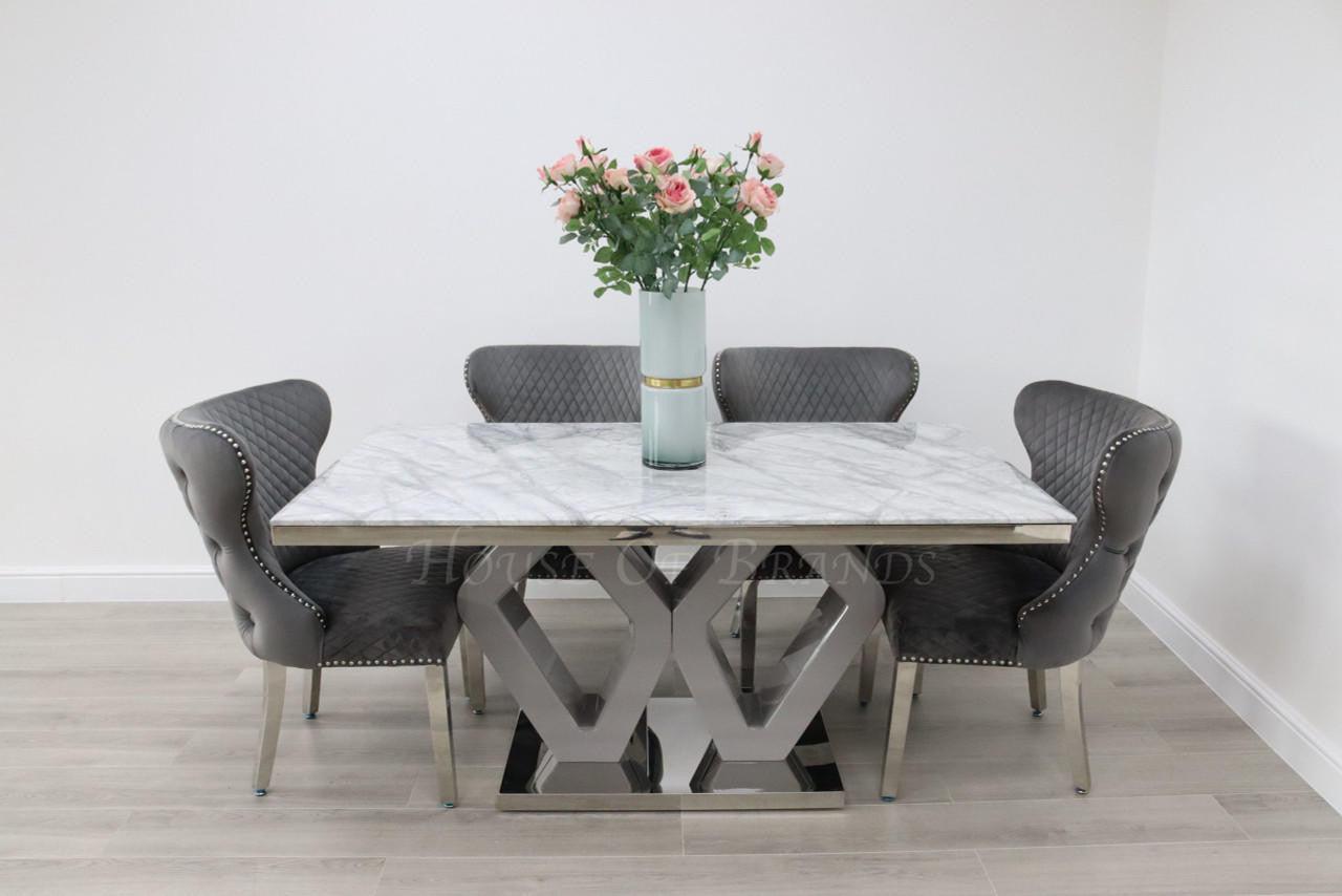 House Of Brands Amalfi Table and 4 Valencia Chairs