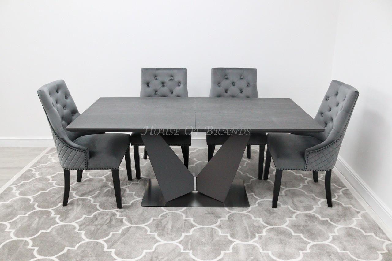 House Of Brands Windsor Extendable Table & Brussels Chairs