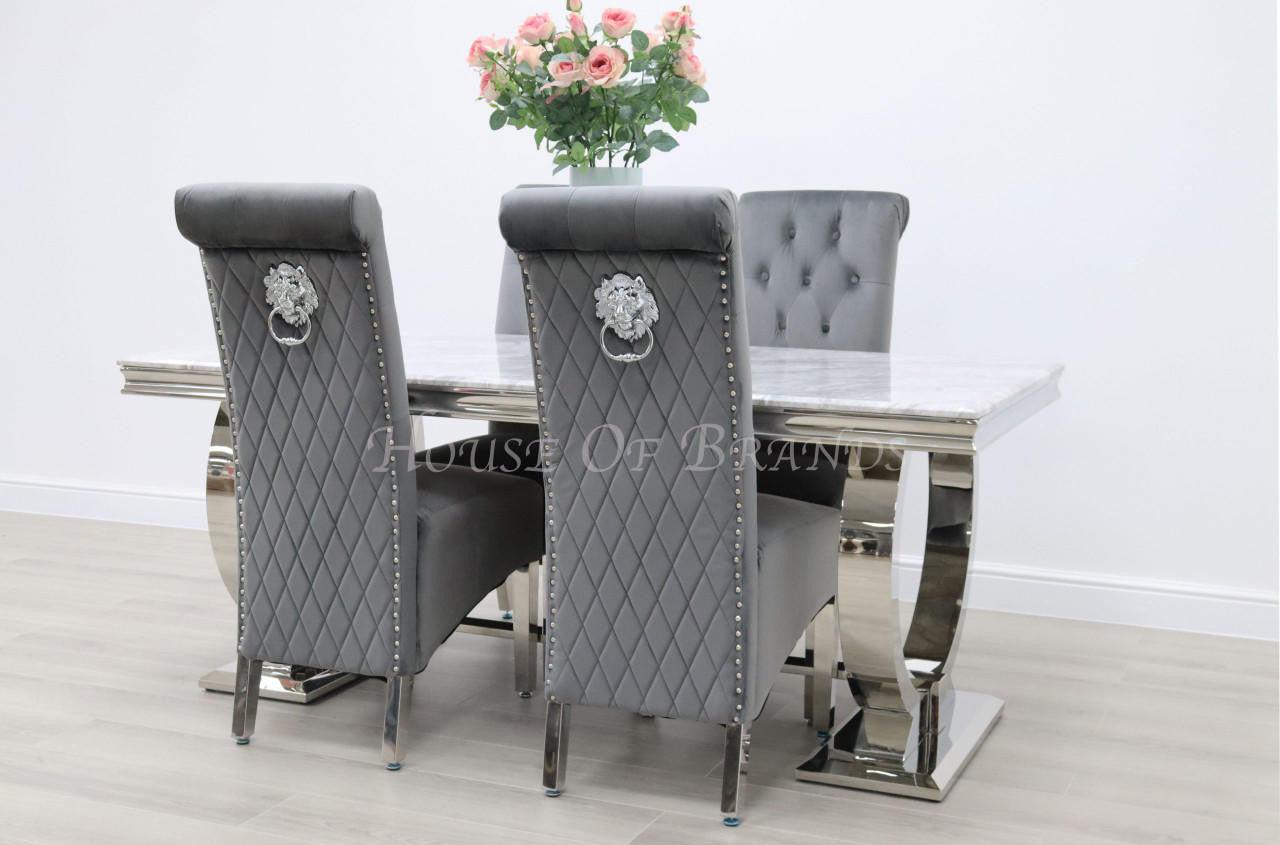 House Of Brands Venice Table and 4 Leon Chairs