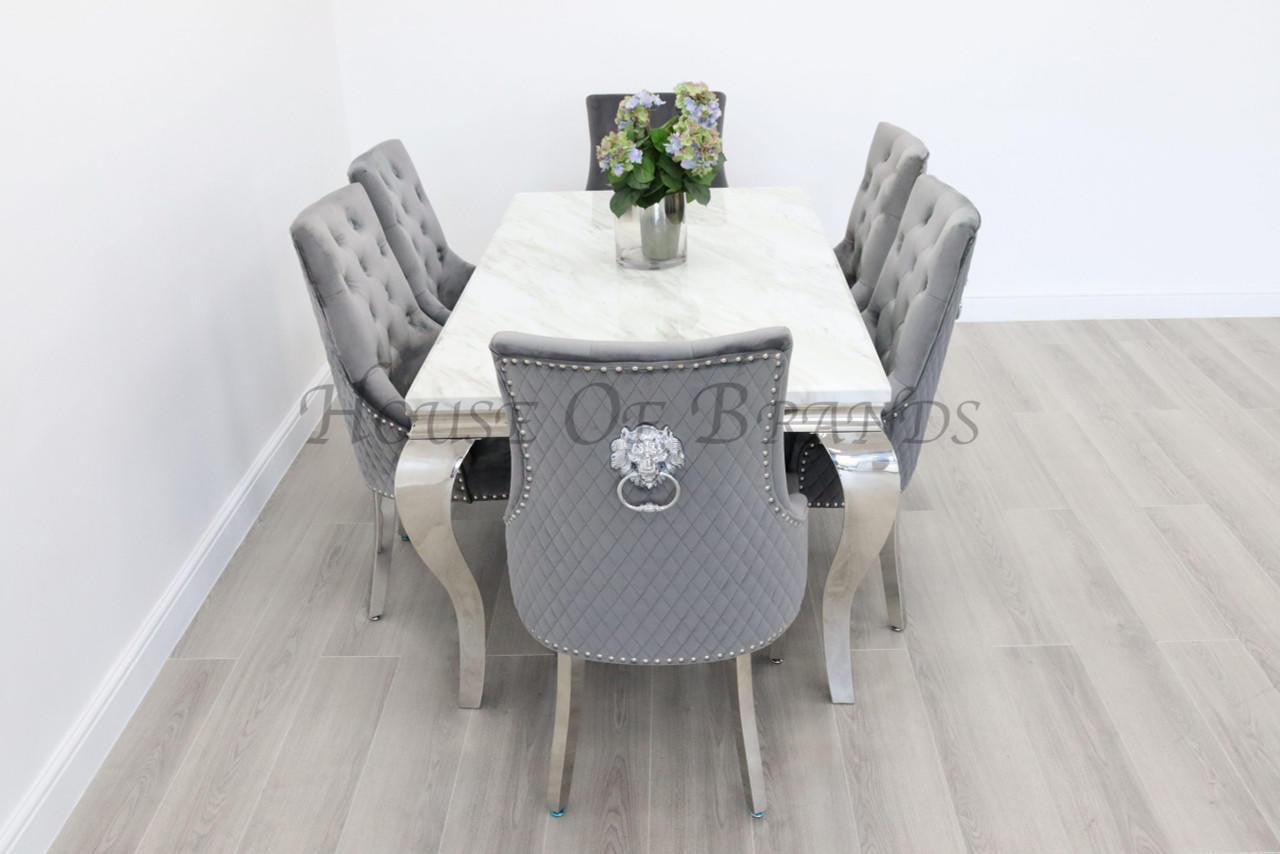 House Of Brands 1.5m Rome and 6 Madrid Chairs