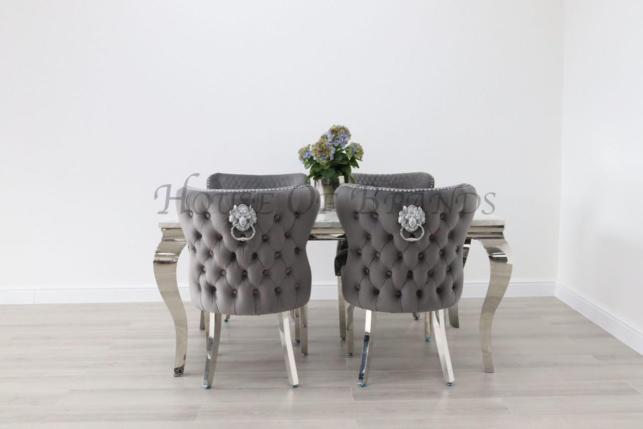 House Of Brands 1.8m Rome and 4 Valencia Chairs