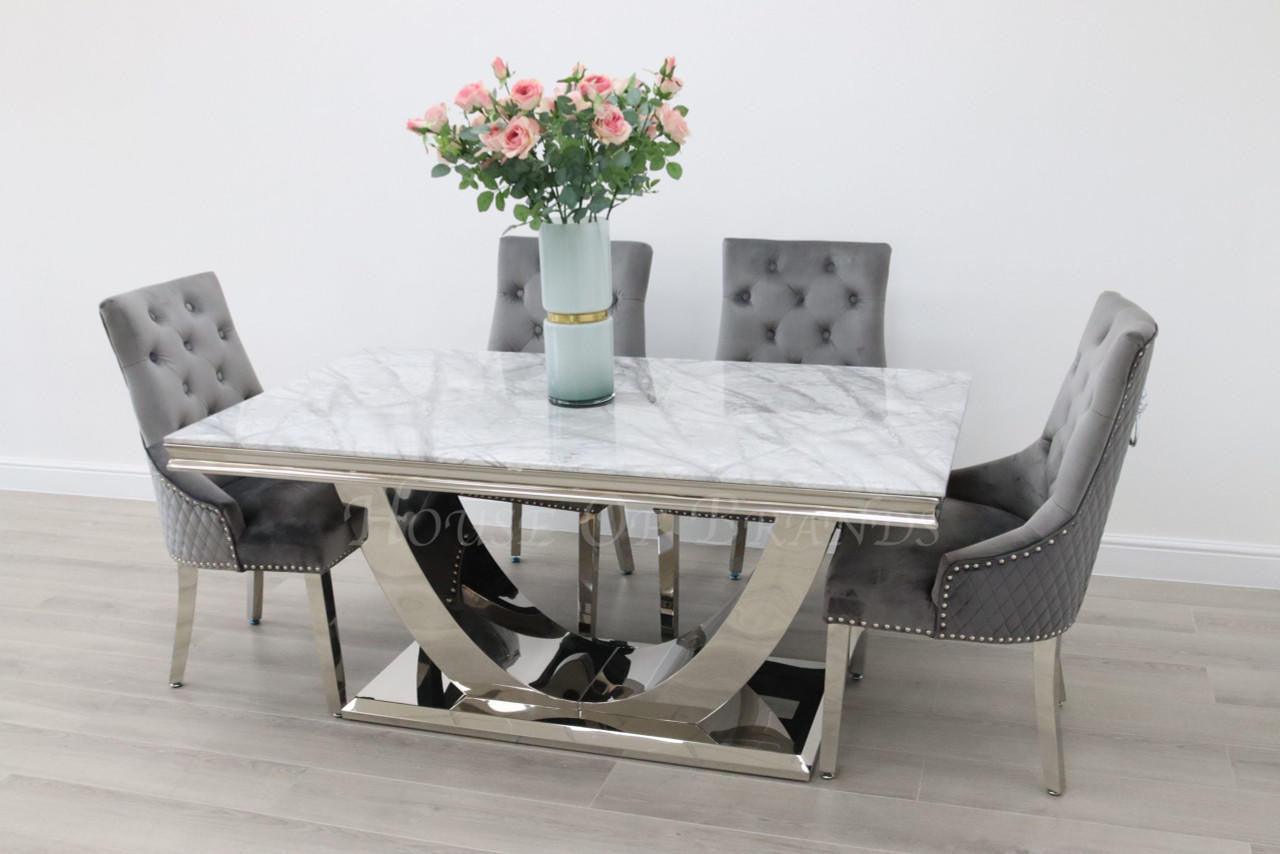 House Of Brands Naples Table and 4 Madrid Chairs