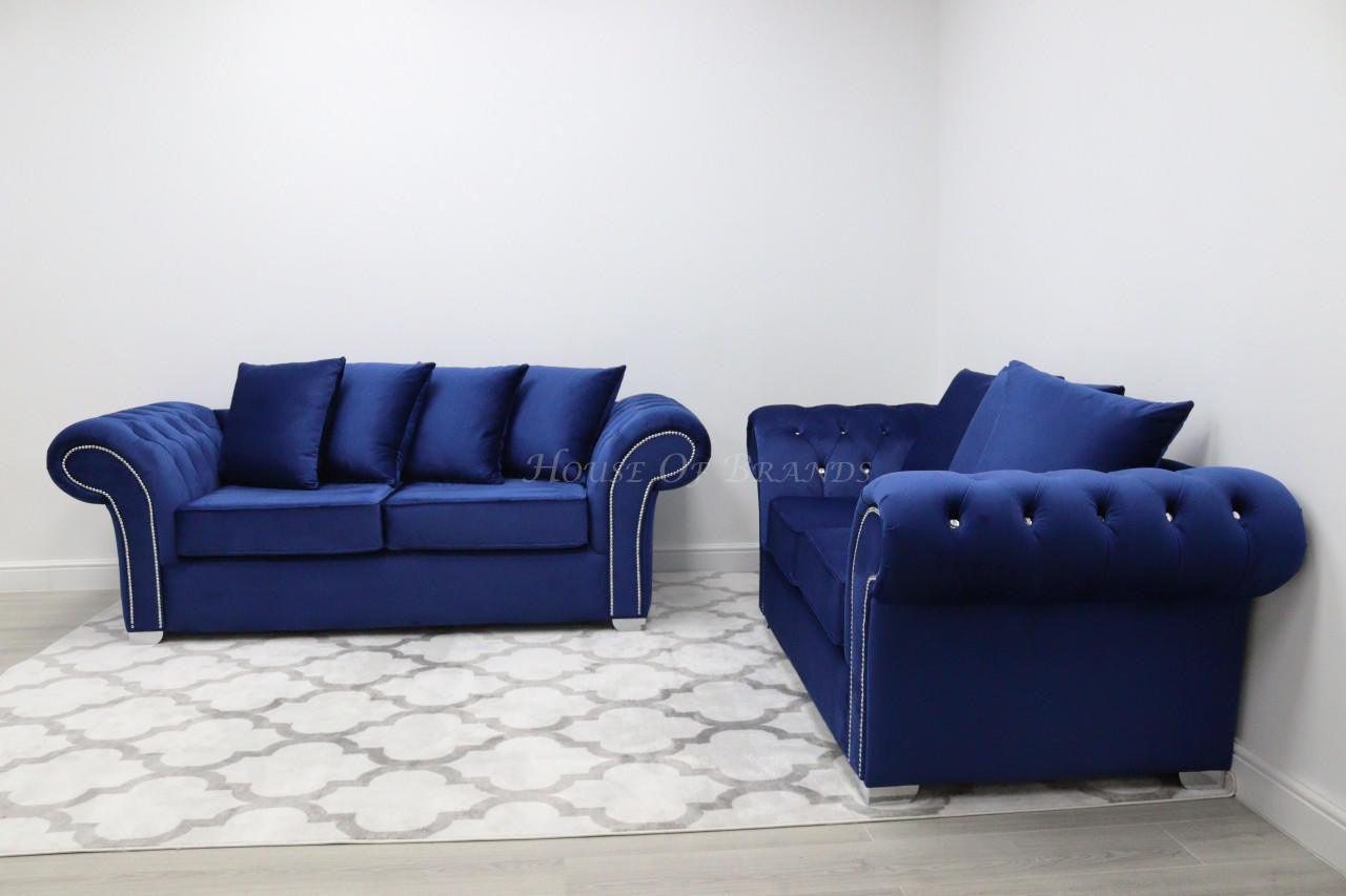 House Of Brands Bella Velvet Sofa