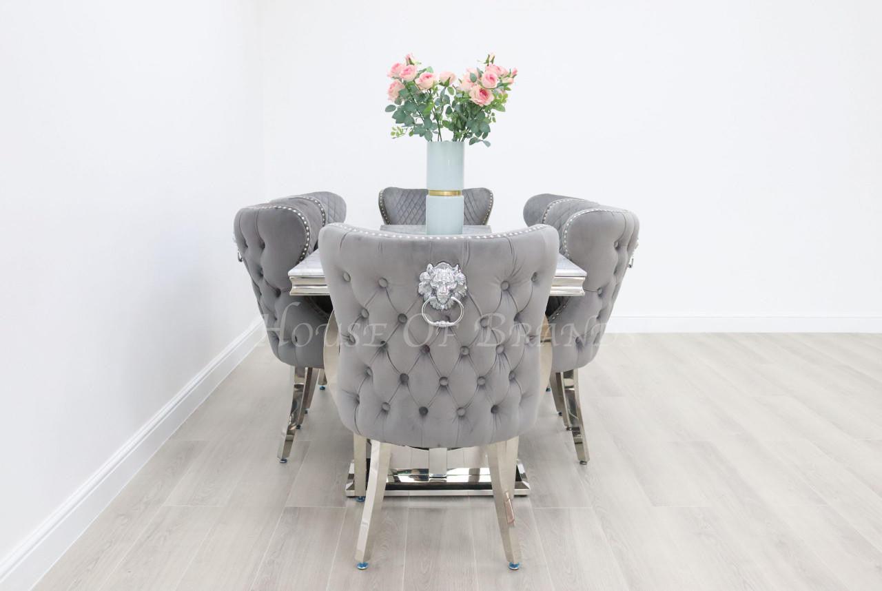 House Of Brands Venice Table and 6 Valencia Chairs
