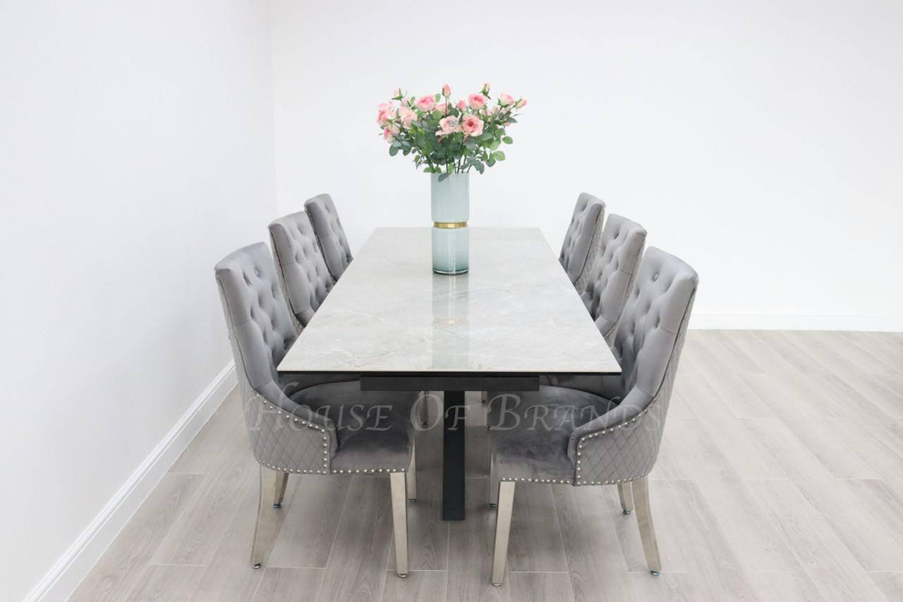 House Of Brands Palermo Table and 6 Madrid Chairs