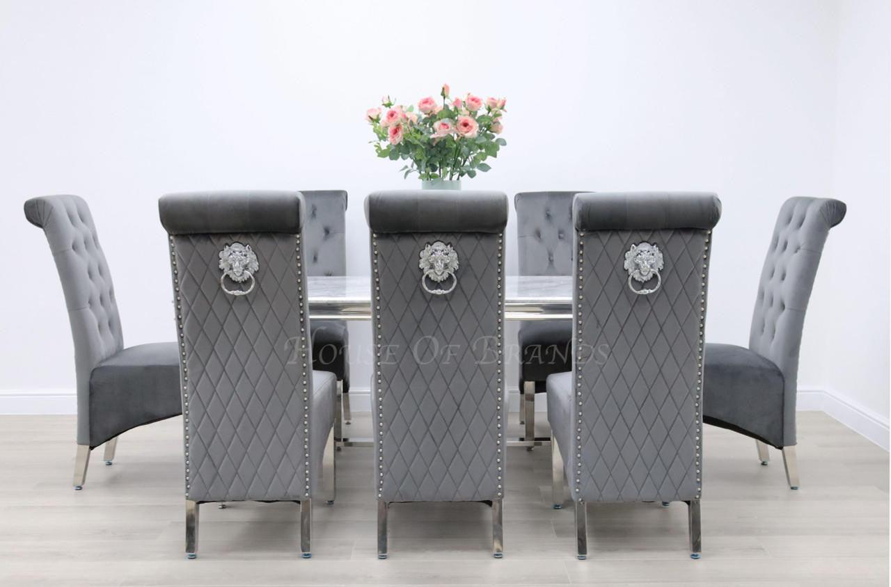 House Of Brands Venice Table and 8 Leon Chairs