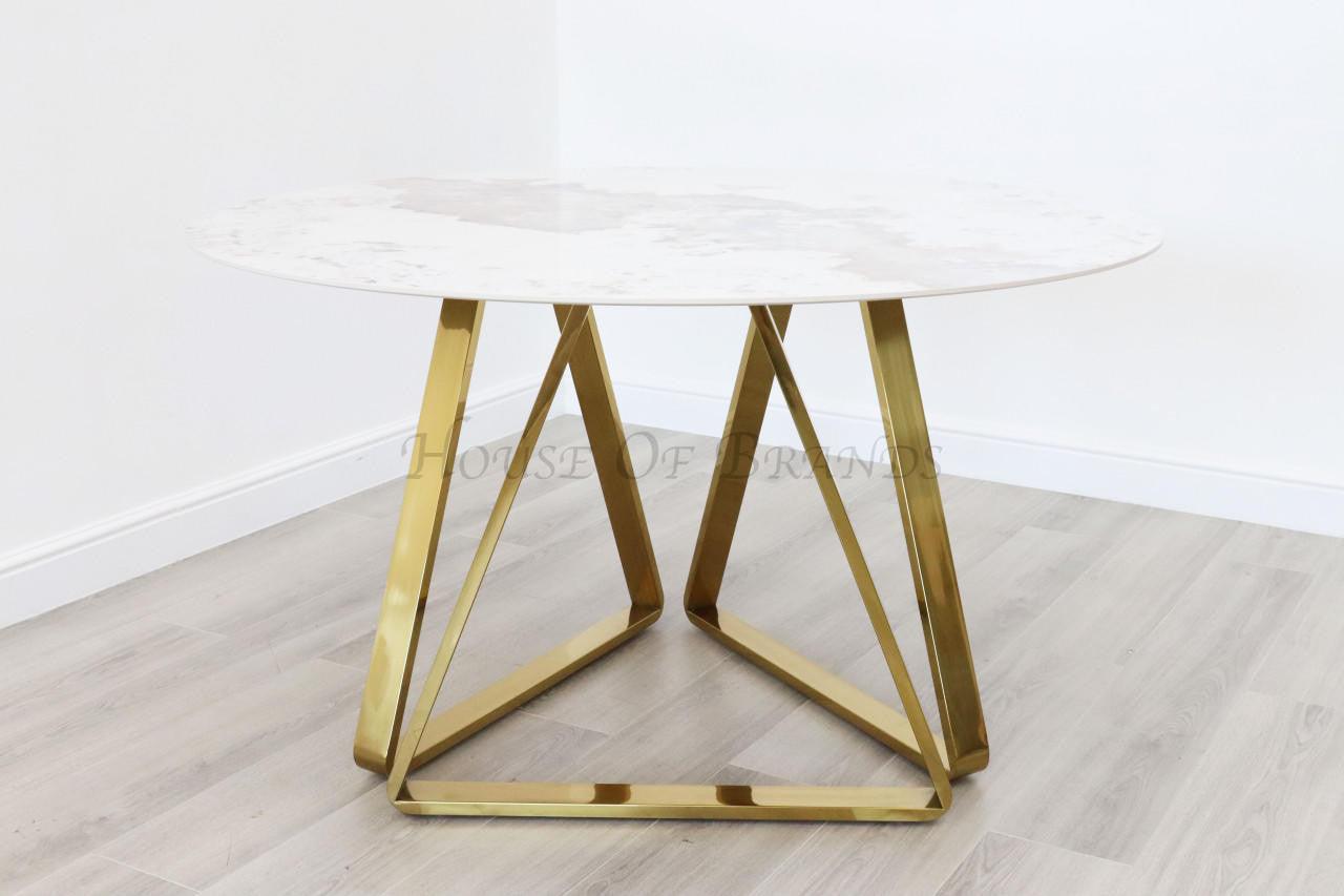 House Of Brands 1.3m Round Nova Dining Table