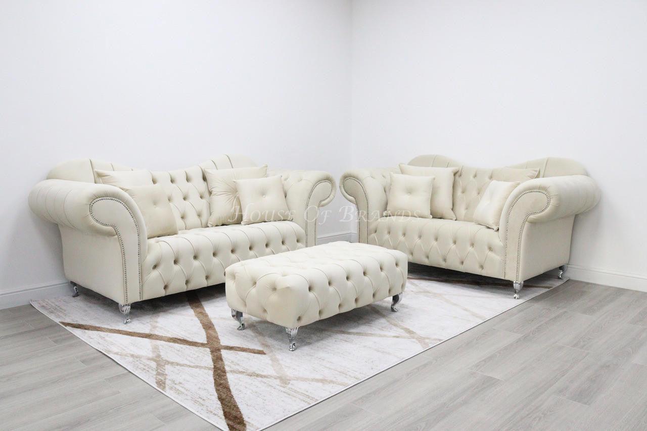 House Of Brands Estelle Velvet Sofa