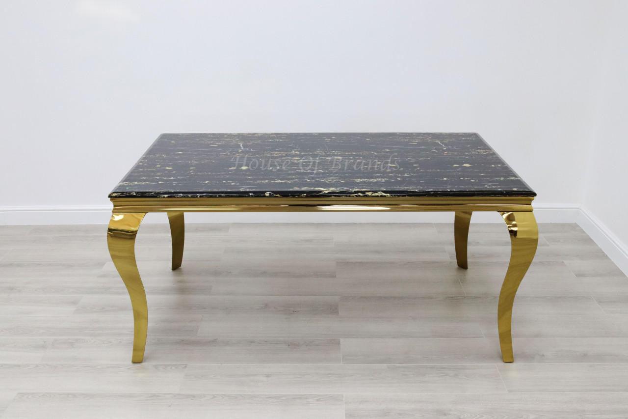 1.6m Gold Rome Dining table