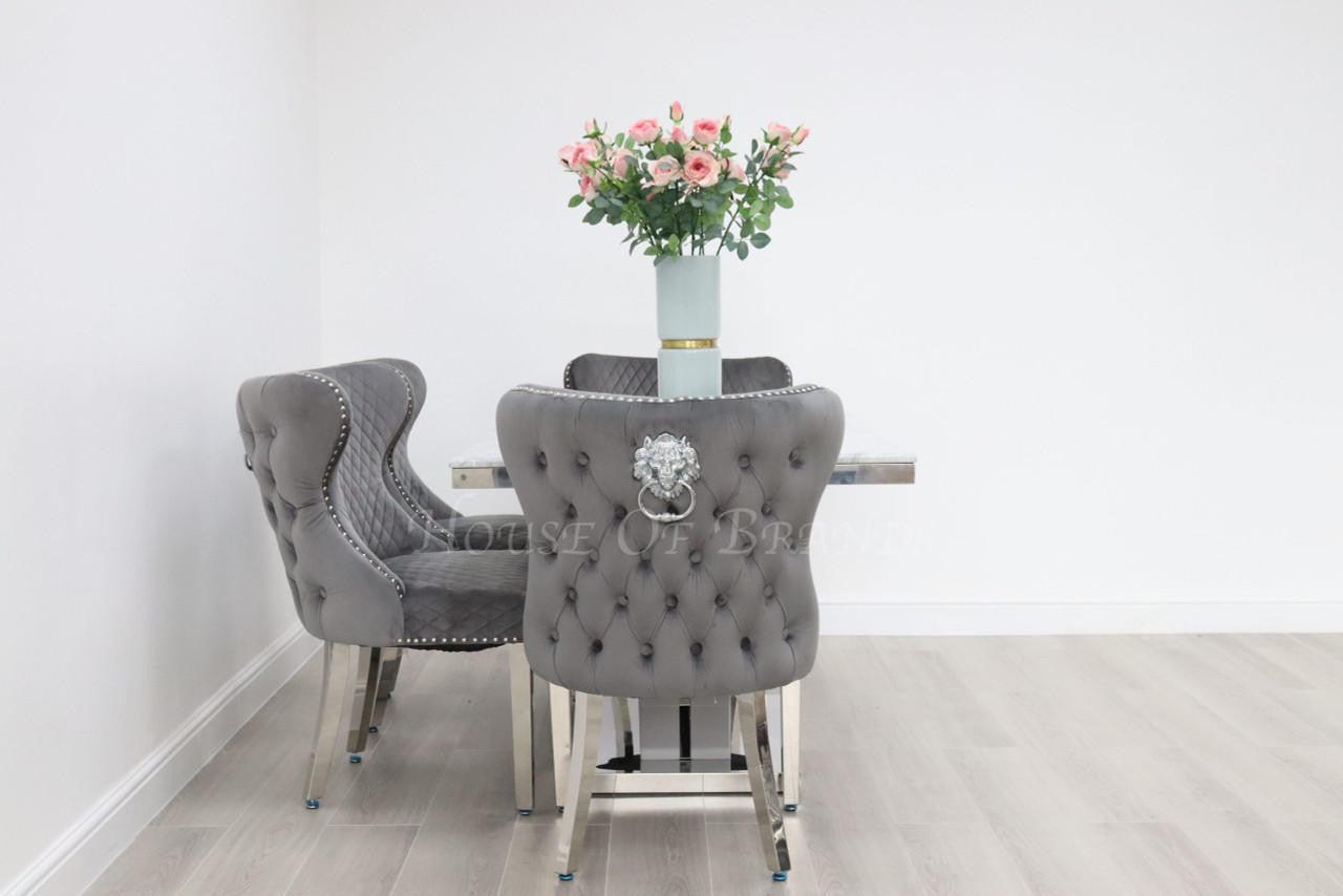 House Of Brands Amalfi Table and 4 Valencia Chairs