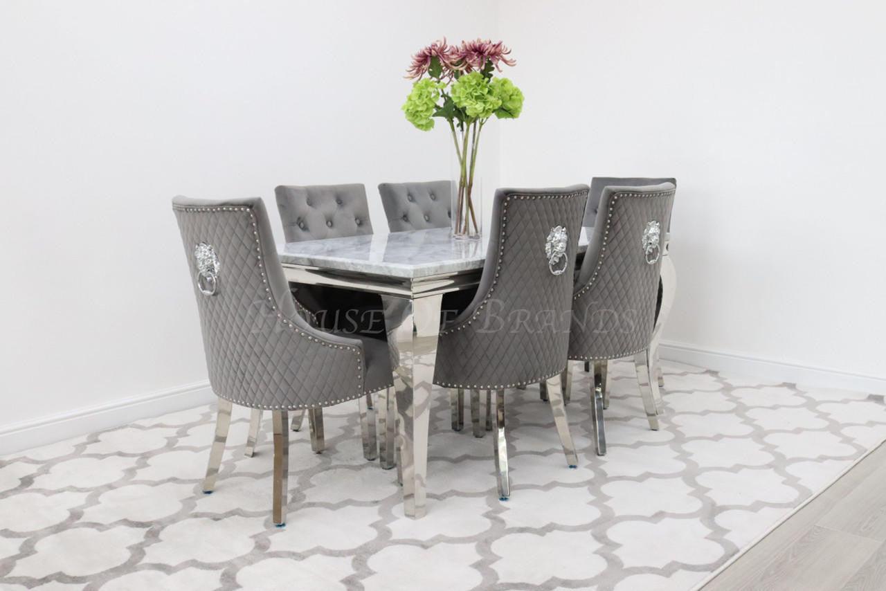 House Of Brands 1.5m Rome and 6 Madrid Chairs