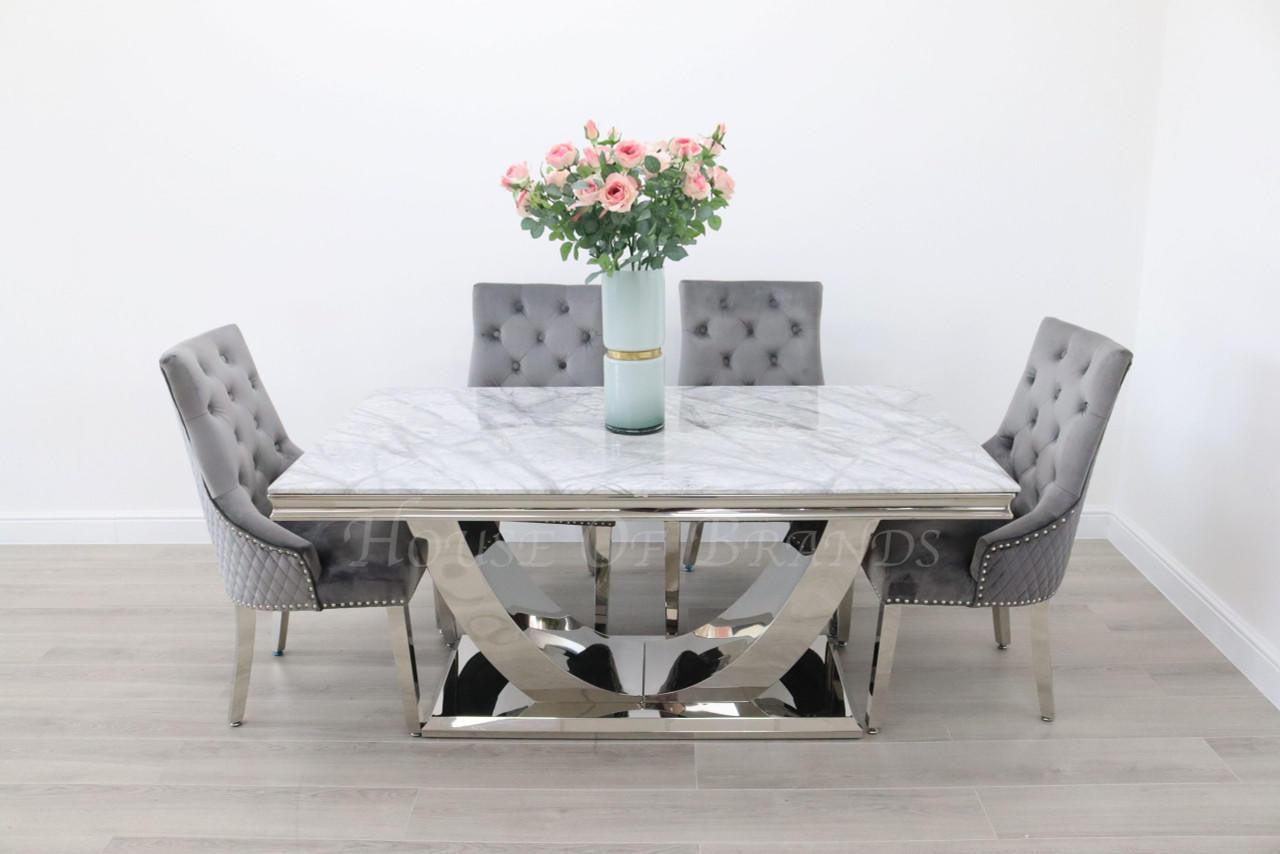 House Of Brands Naples Table and 4 Madrid Chairs