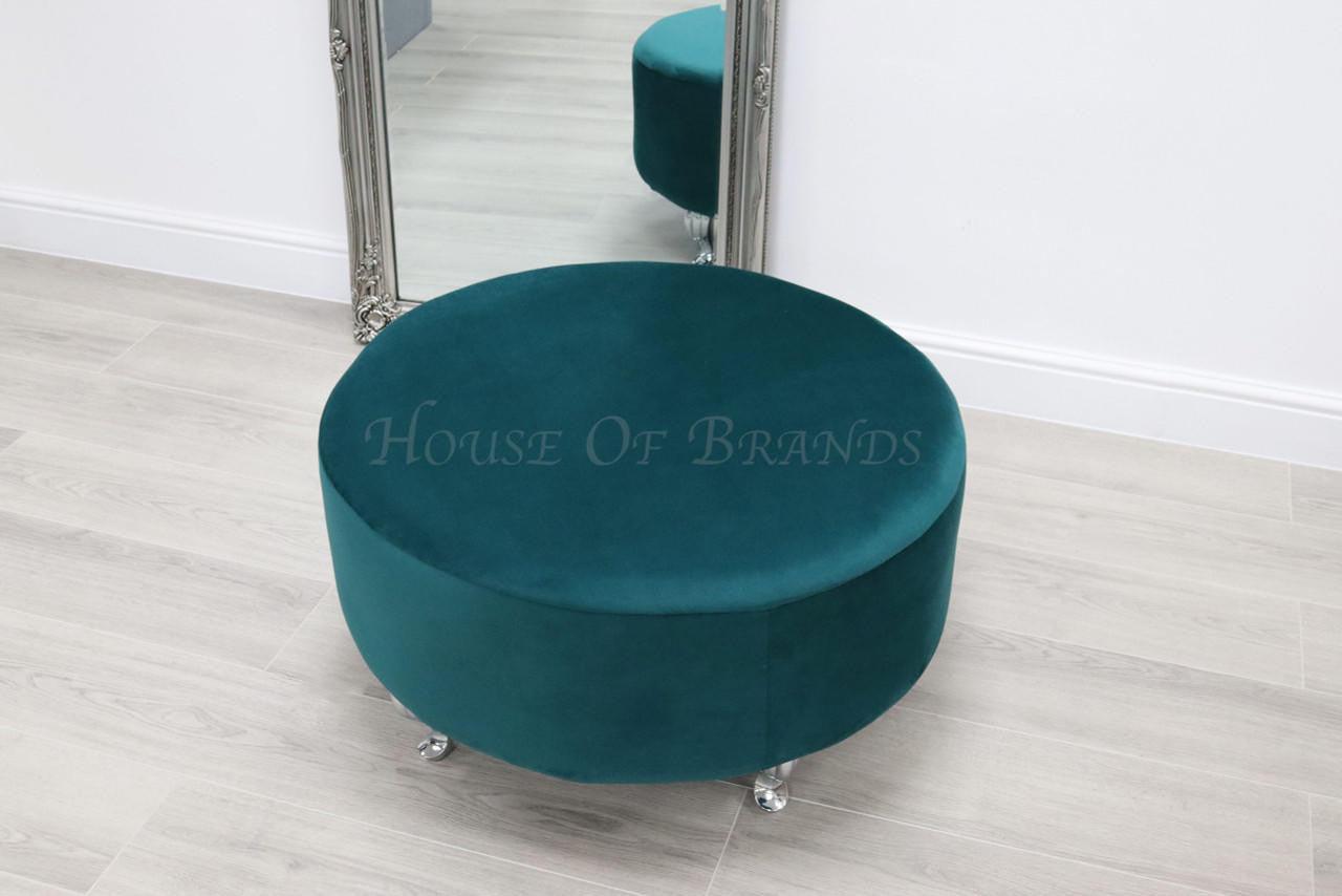 House Of Brands Plain Round Footstool