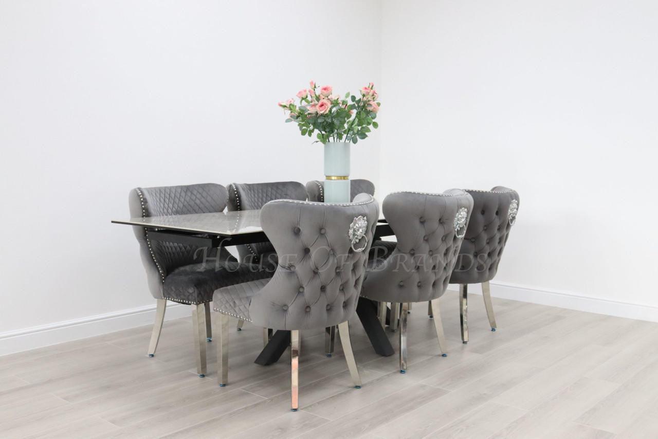 House Of Brands Palermo and 6 Valencia Chairs