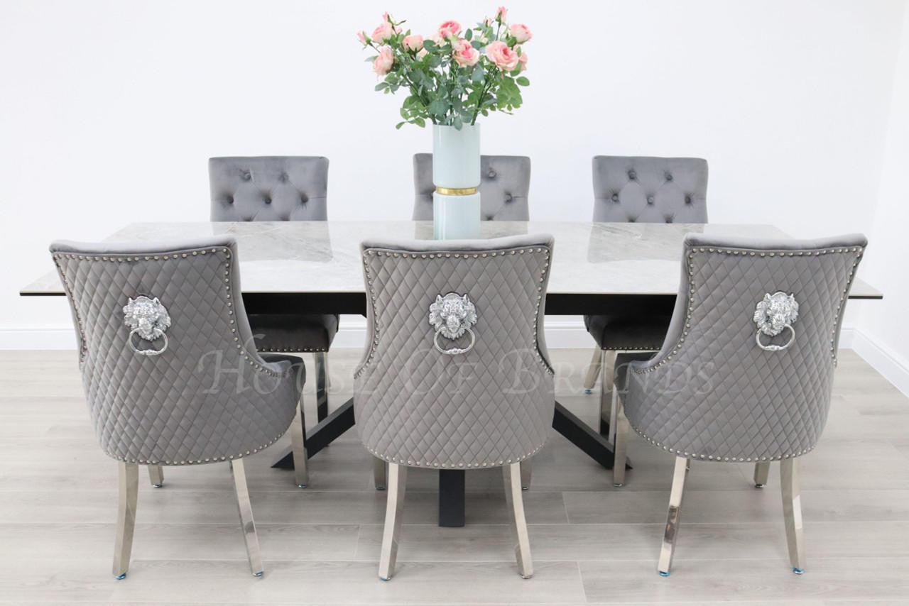 House Of Brands Palermo Table and 6 Madrid Chairs