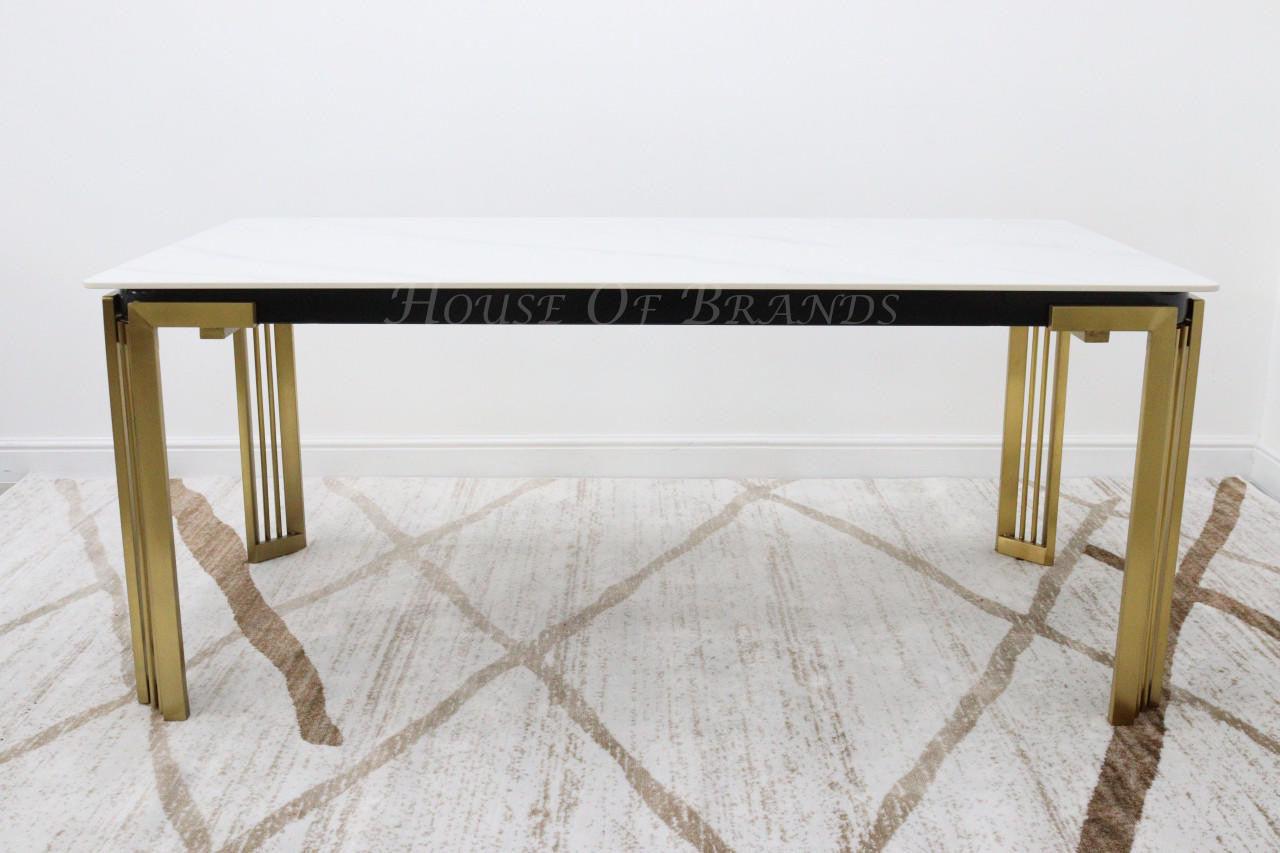 House Of Brands Verona Gold Dining Table