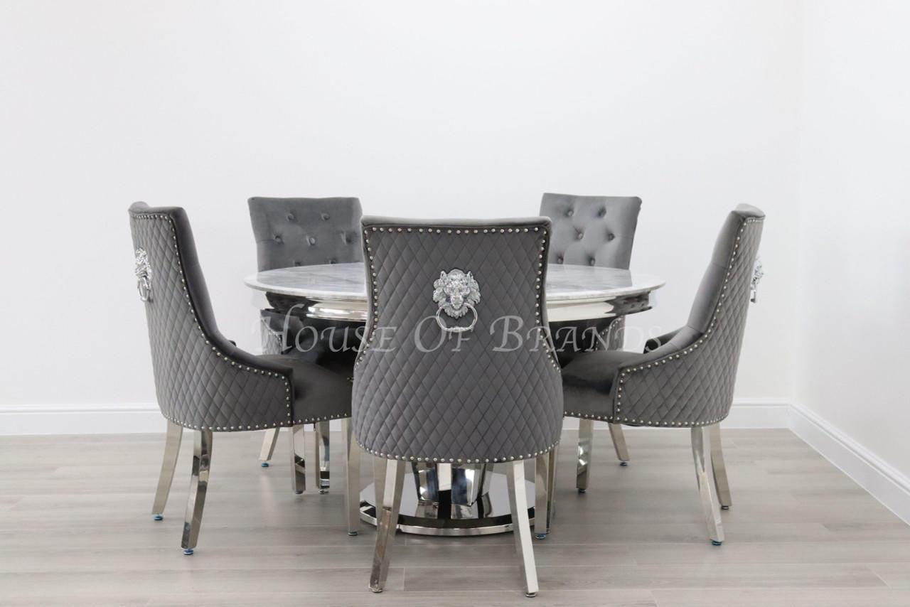 House Of Brands 1.3m Round Sorrento and 4 Madrid Chairs