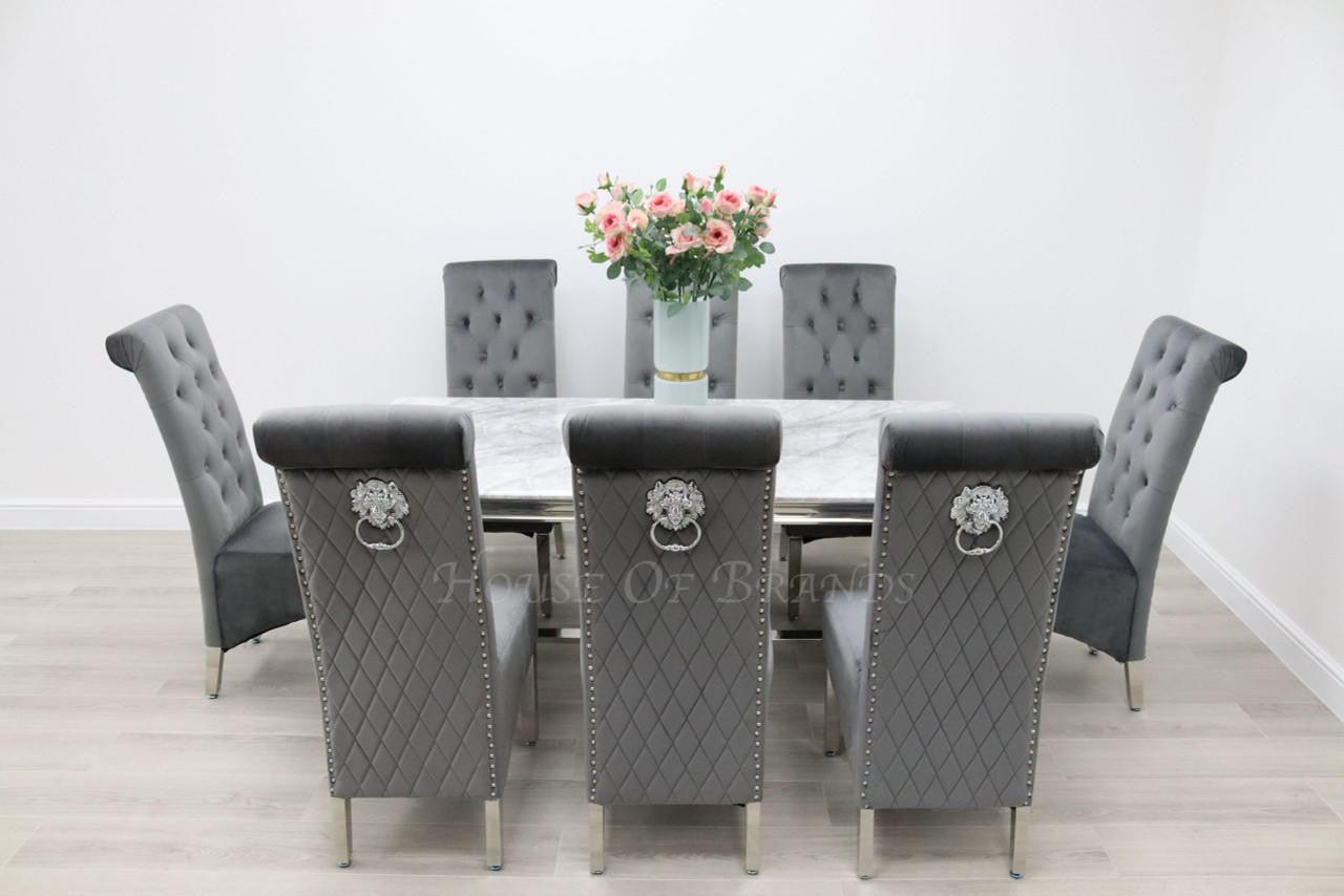House Of Brands Venice Table and 8 Leon Chairs