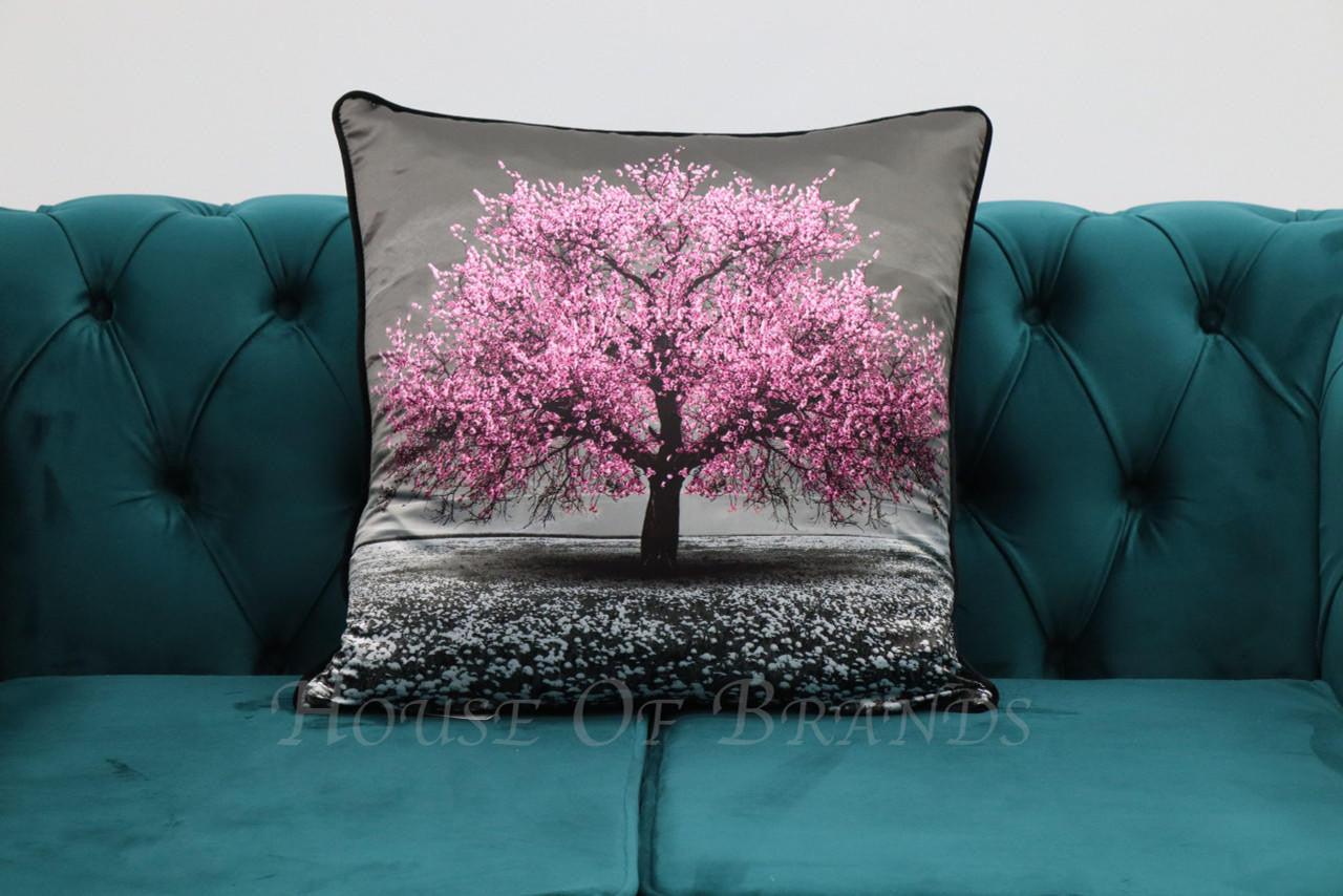 House Of Brands Pink Cherry Tree Cushion
