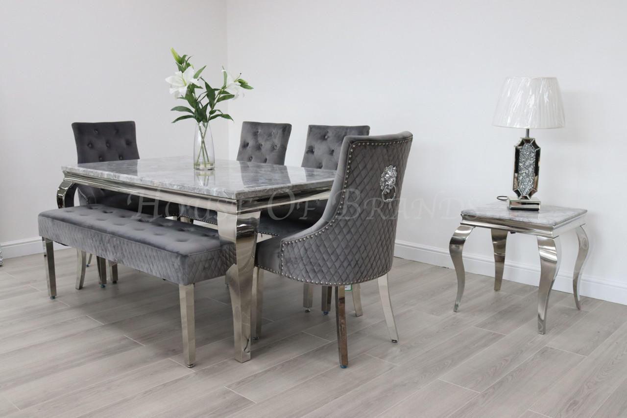 House Of Brands 1.8m Rome and 4 Madrid Chairs And A Madrid Bench