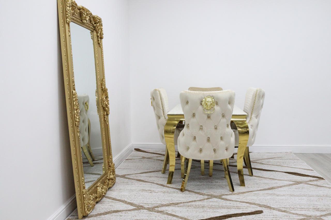 House Of Brands 1.2m Gold Rome & Barcelona Chairs